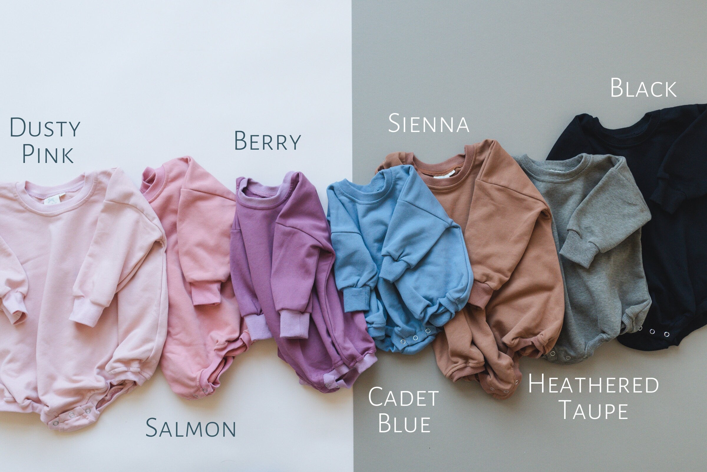 Snuggle Weather Sweatshirt Romper - more colors