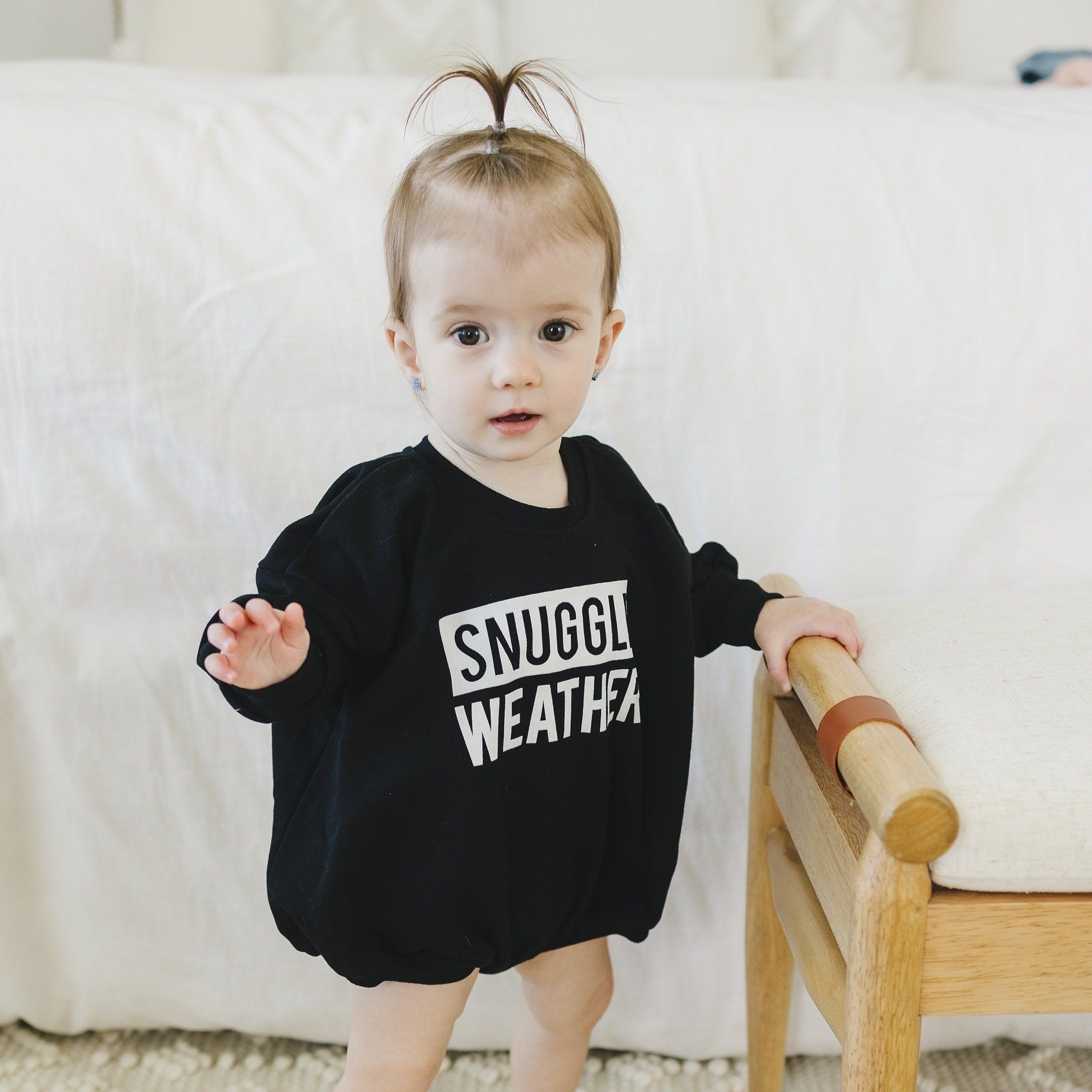 Snuggle Weather Sweatshirt Romper - more colors