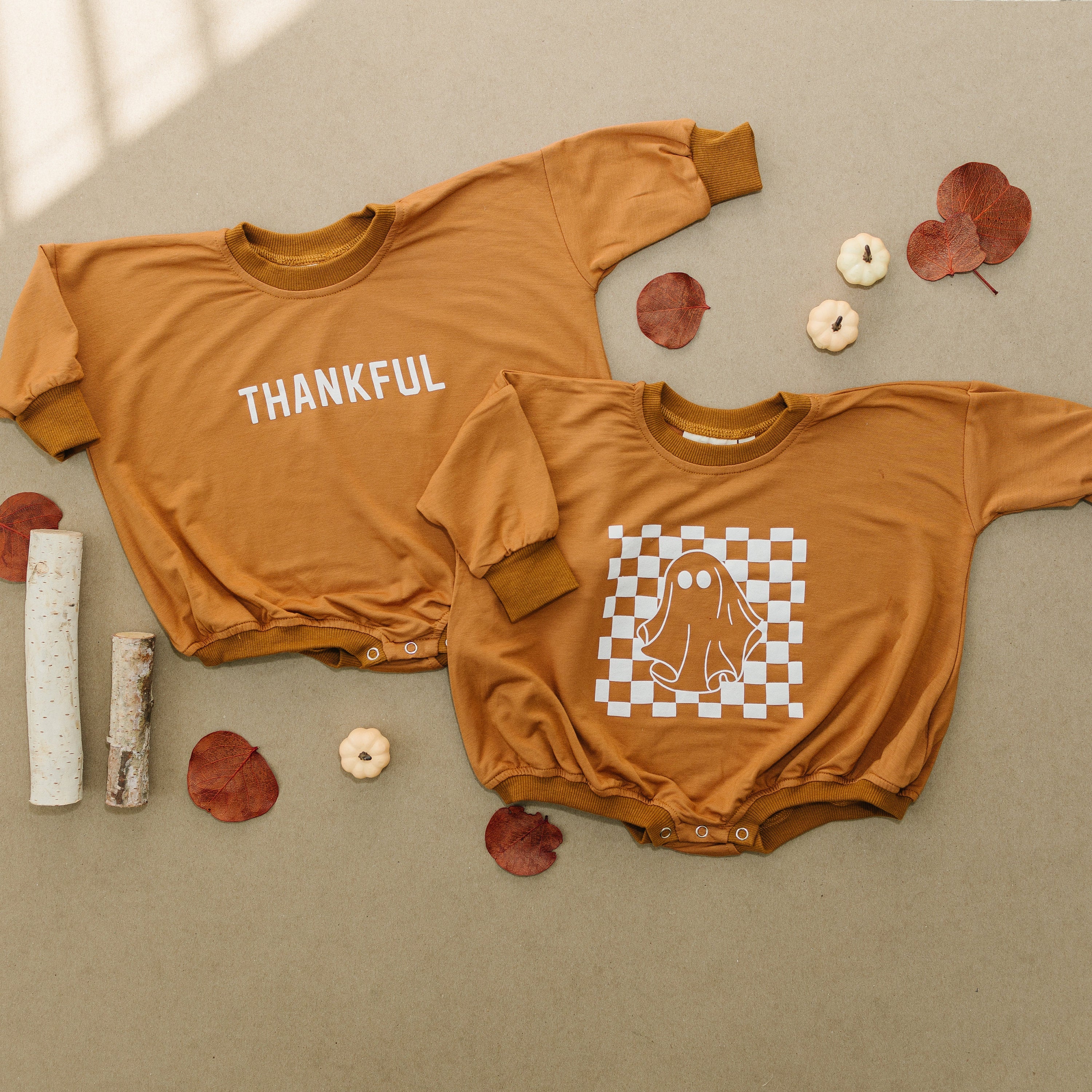 Thankful Bamboo Sweatshirt Romper