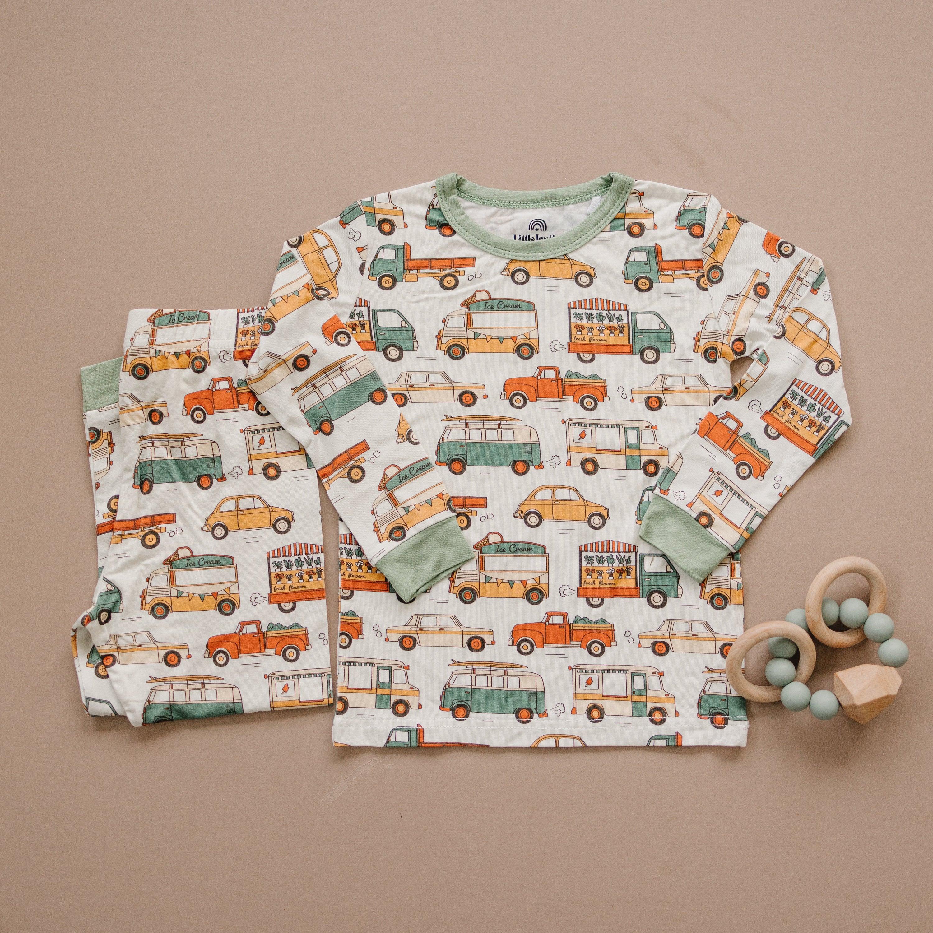 Cruisin' then Snoozin' 2pc Bamboo Pajama Set