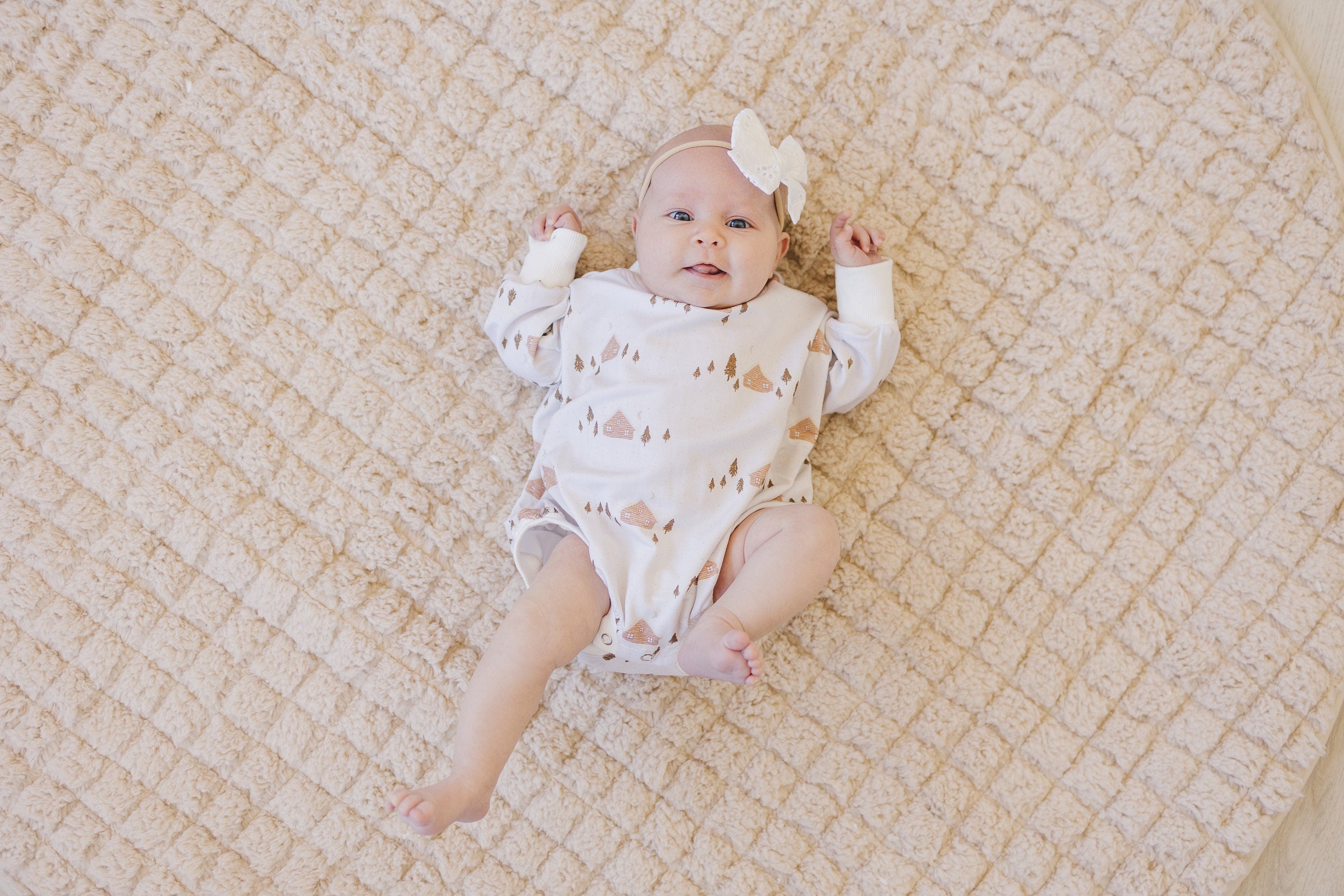 Cozy Cabins Bamboo Bubble Romper