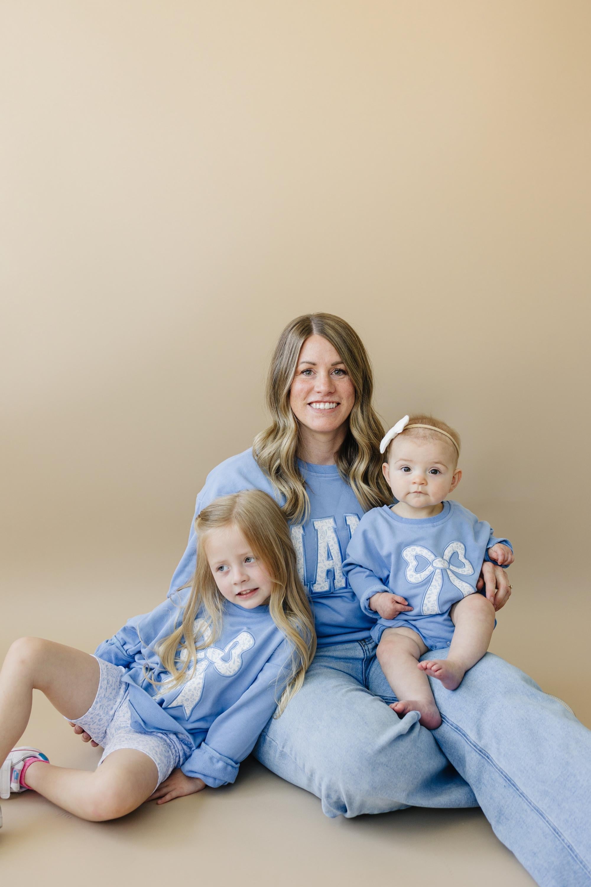 Mama Applique Crewneck Sweatshirt - Embroidered Womens Crew Sweatshirt - Mommy and Me Matching Outfit