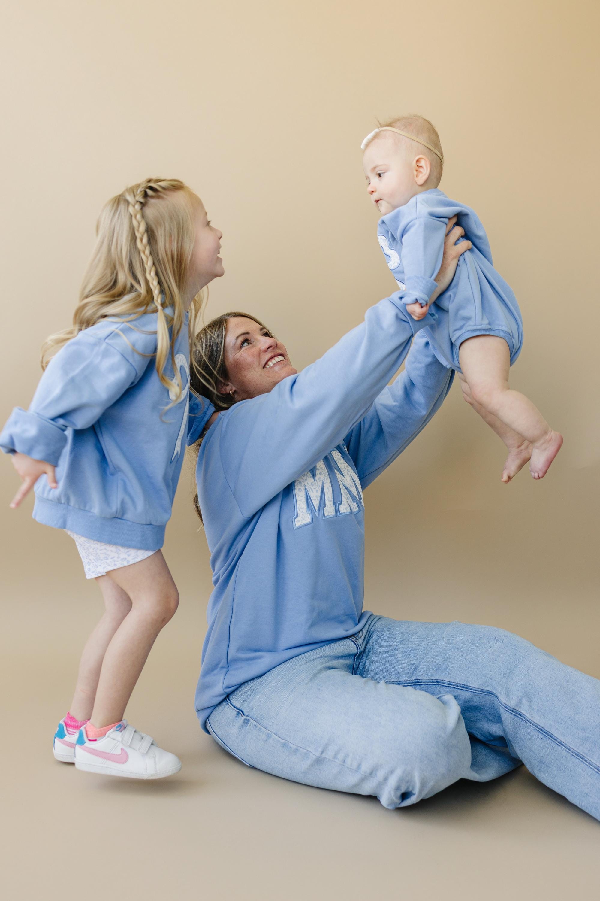 Mama Applique Crewneck Sweatshirt - Embroidered Womens Crew Sweatshirt - Mommy and Me Matching Outfit