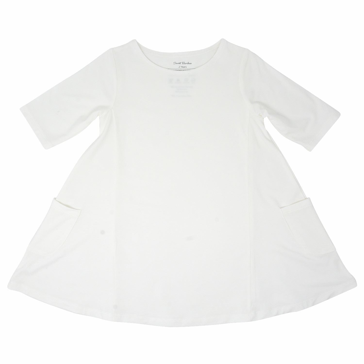 Miss Mayhem Tunic - Whispery White Rib