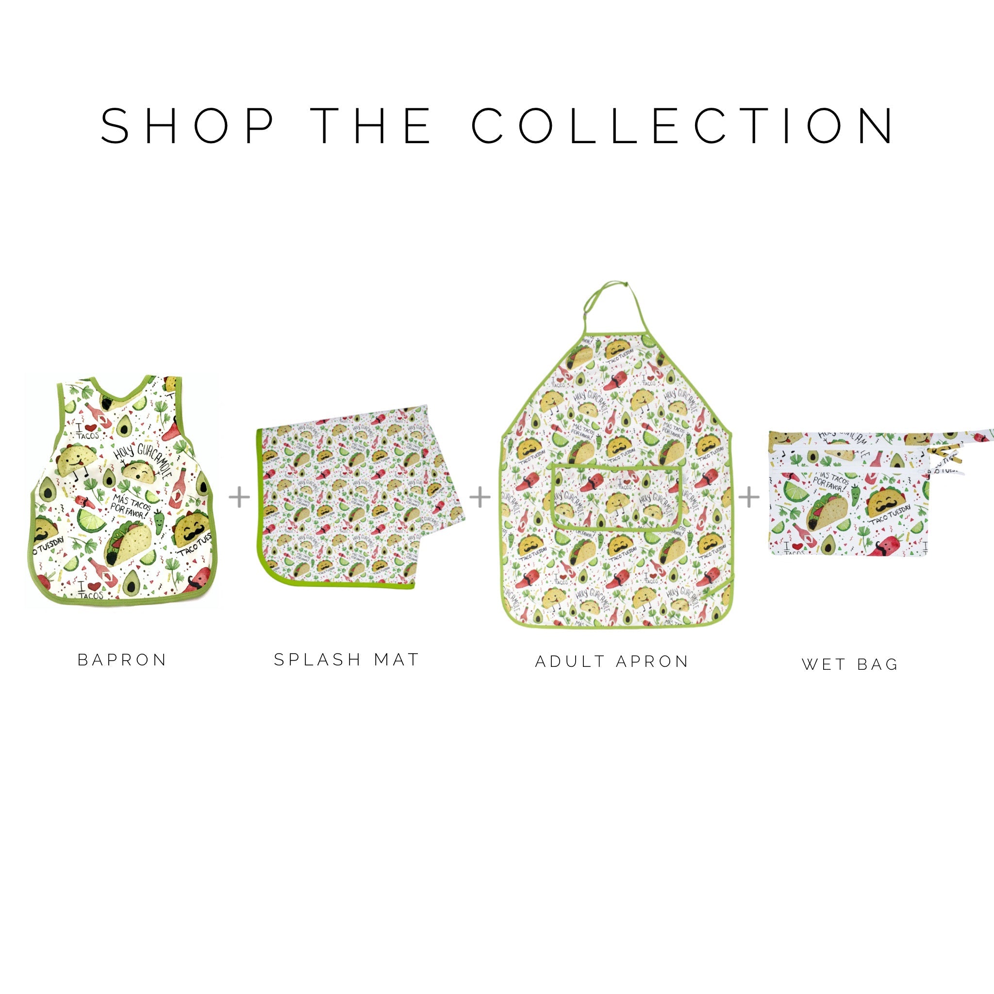 Taco Party - Waterproof Wet Bag (For mealtime, on-the-go, and more!) BapronBaby