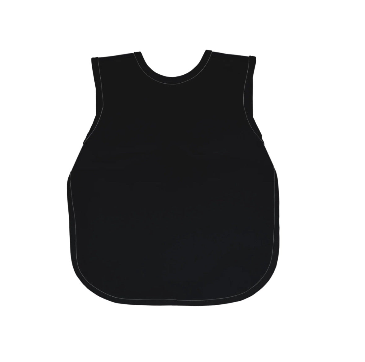 Solid Black Minimalist Bapron BapronBaby Toddler (6m-3T)