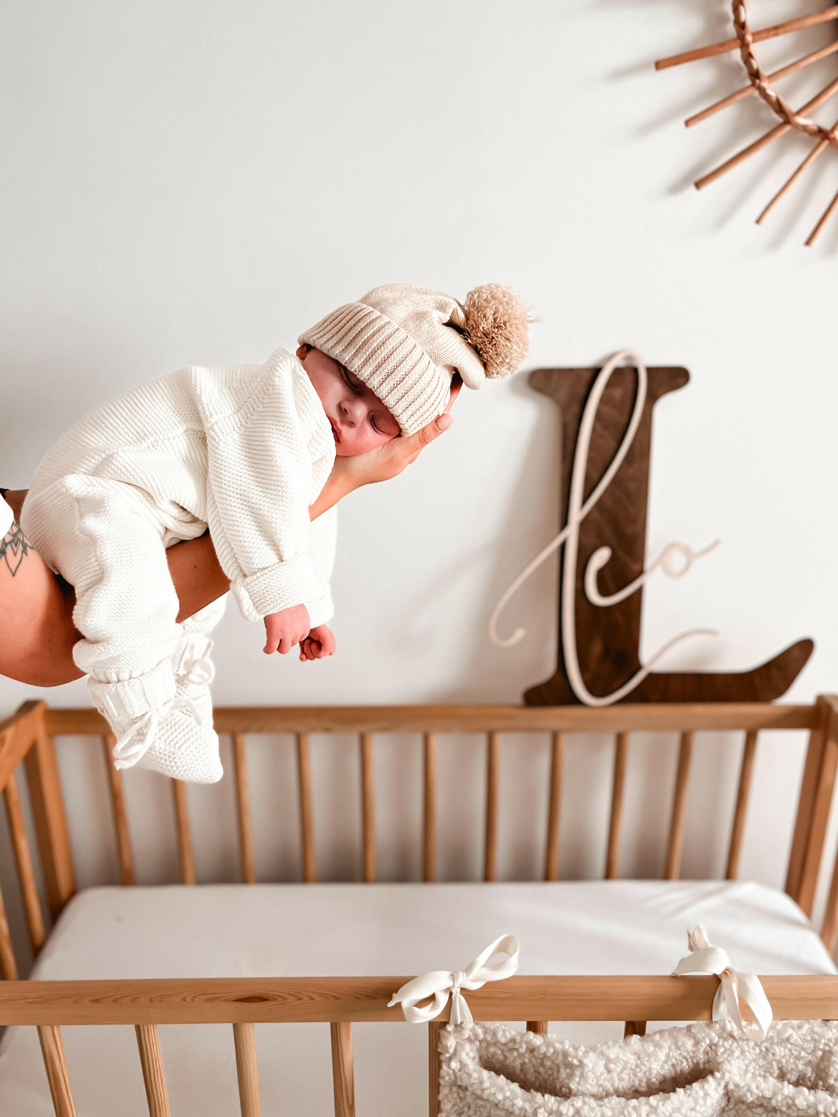 Luna + Luca Classic Purl Knit Jumpsuit - White  Luna + Luca