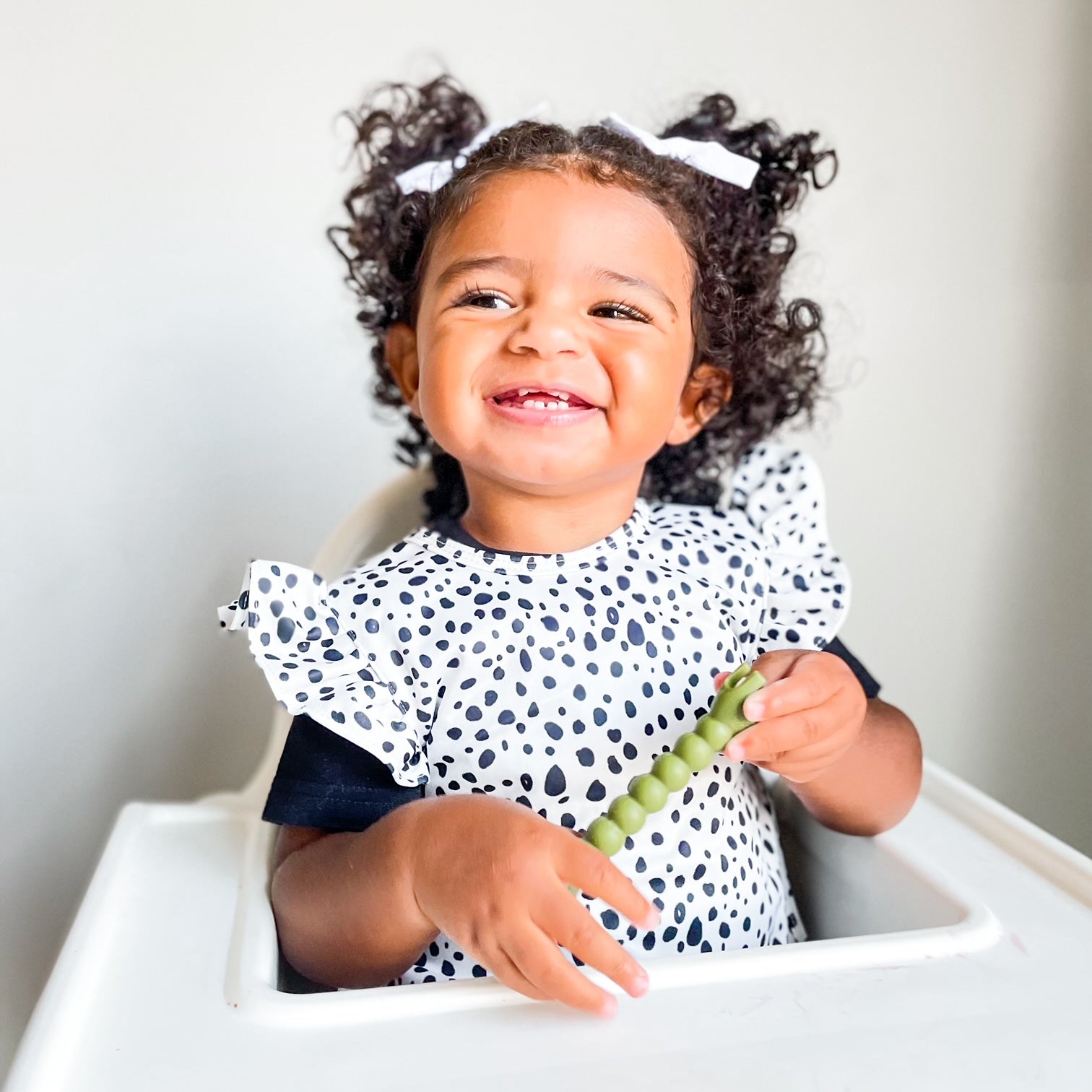 Organic Dot Flutter Bapron BapronBaby