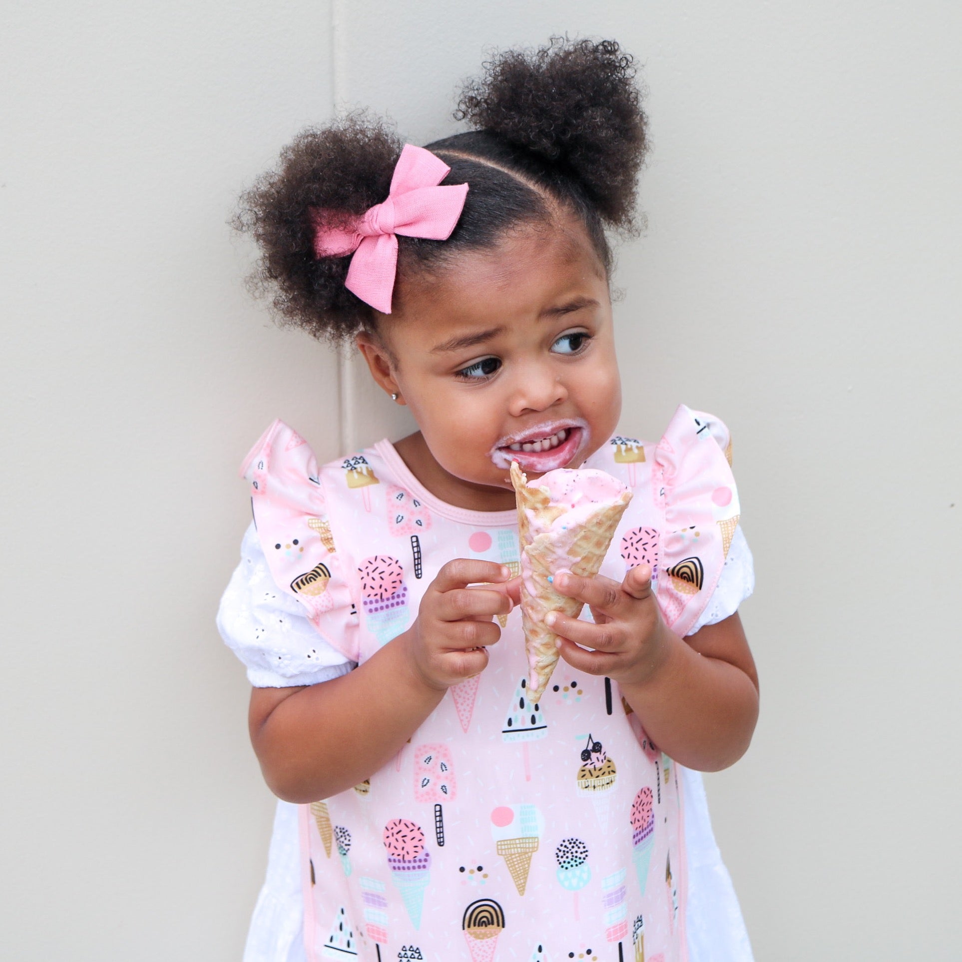 Pink Ice Cream Flutter Bapron BapronBaby