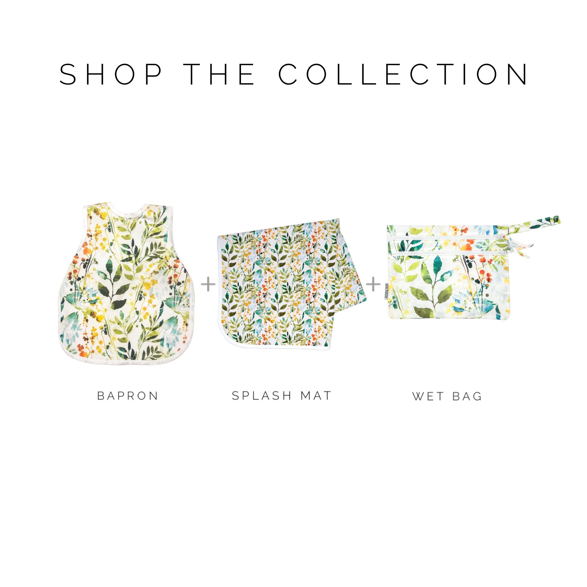 Autumn Leaves - Waterproof Wet Bag (For mealtime, on-the-go, and more!)