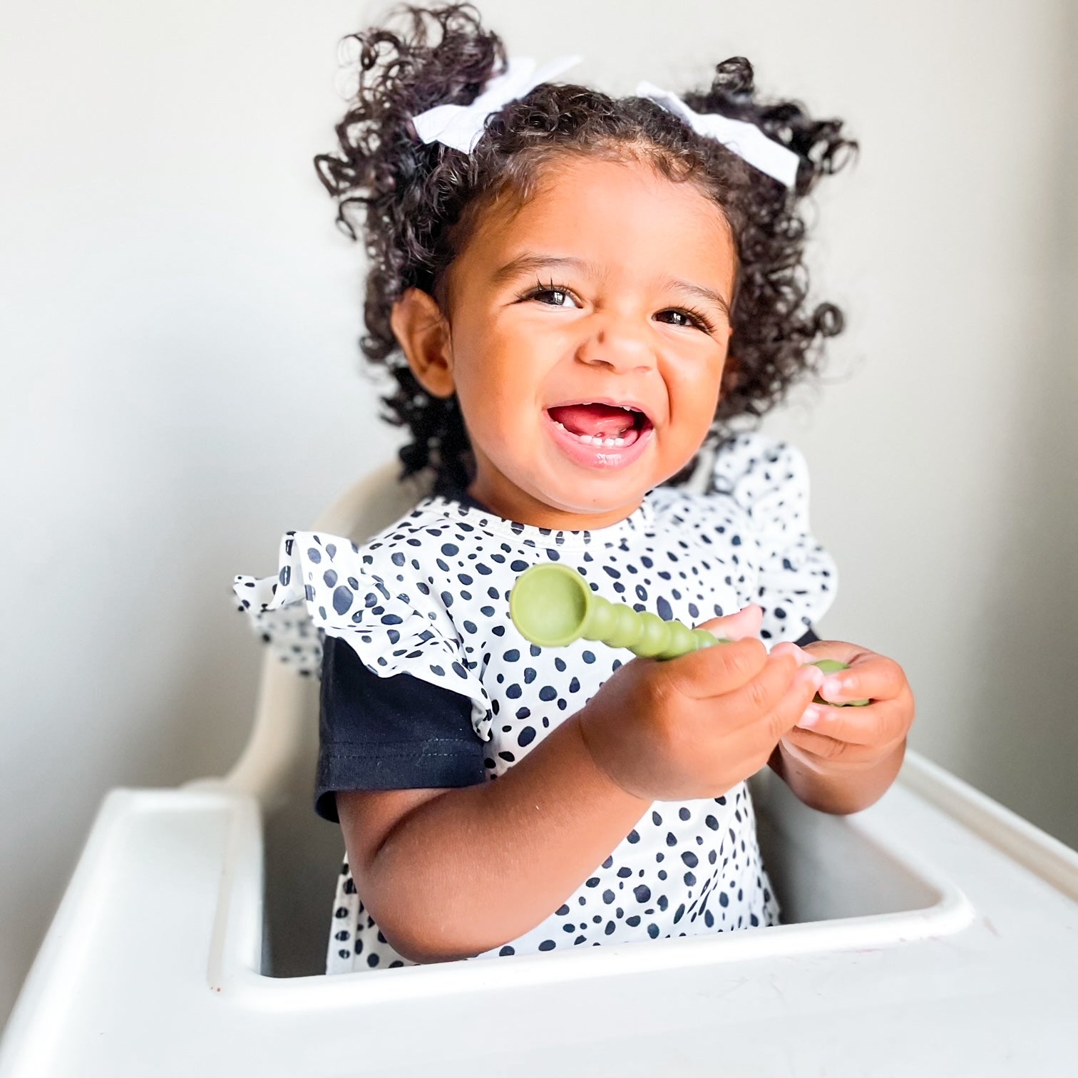 Organic Dot Flutter Bapron BapronBaby