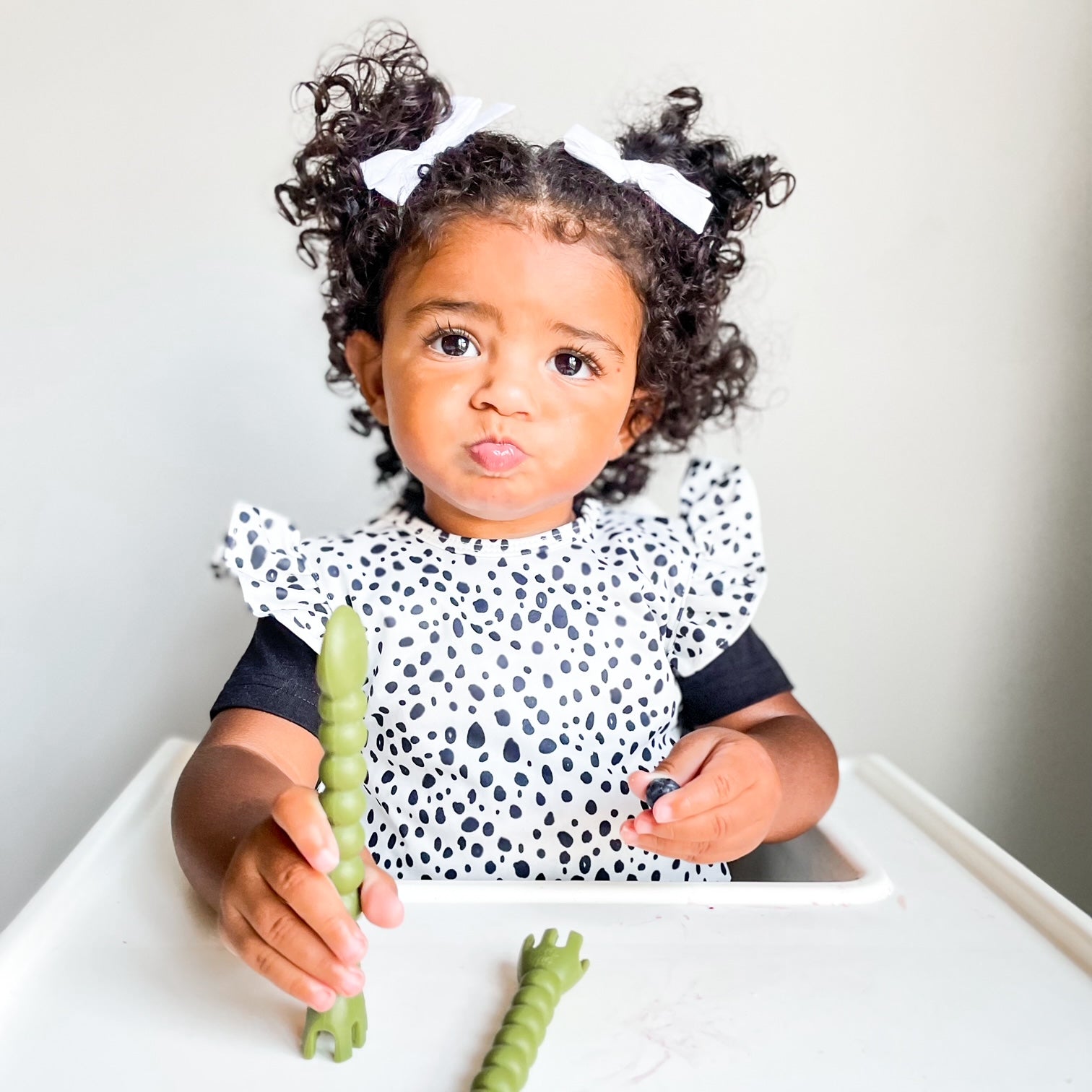 Organic Dot Flutter Bapron BapronBaby