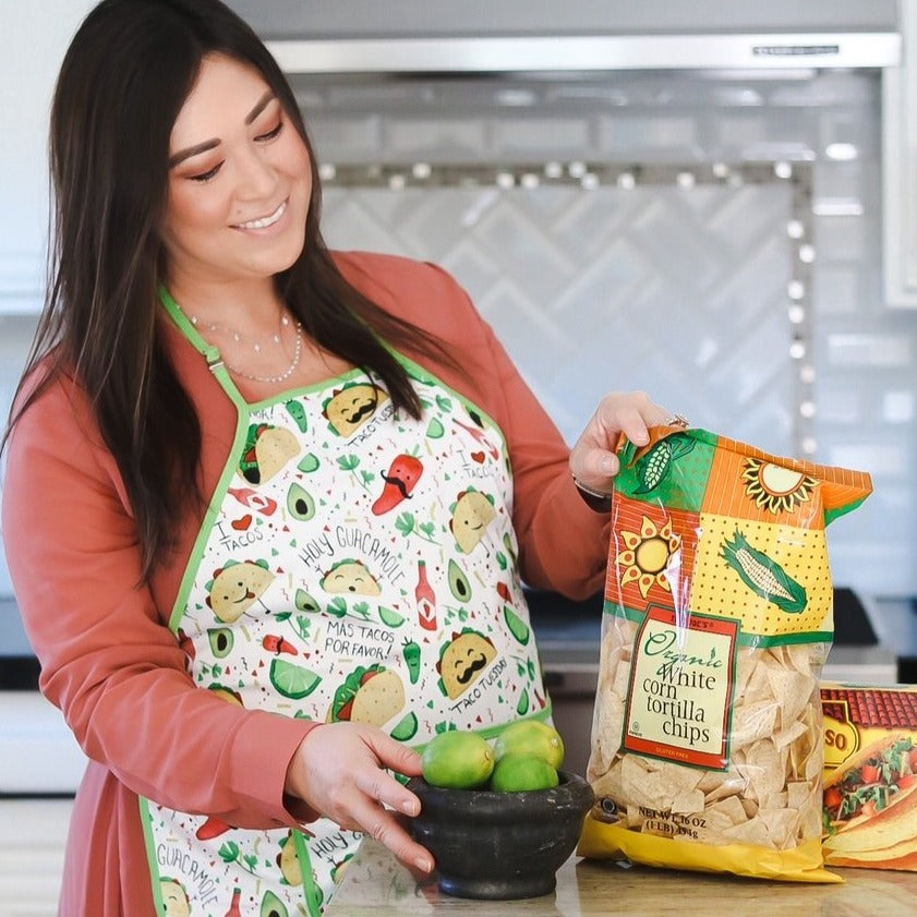 Taco Party Apron - fits sizes youth small through adult 2XL BapronBaby