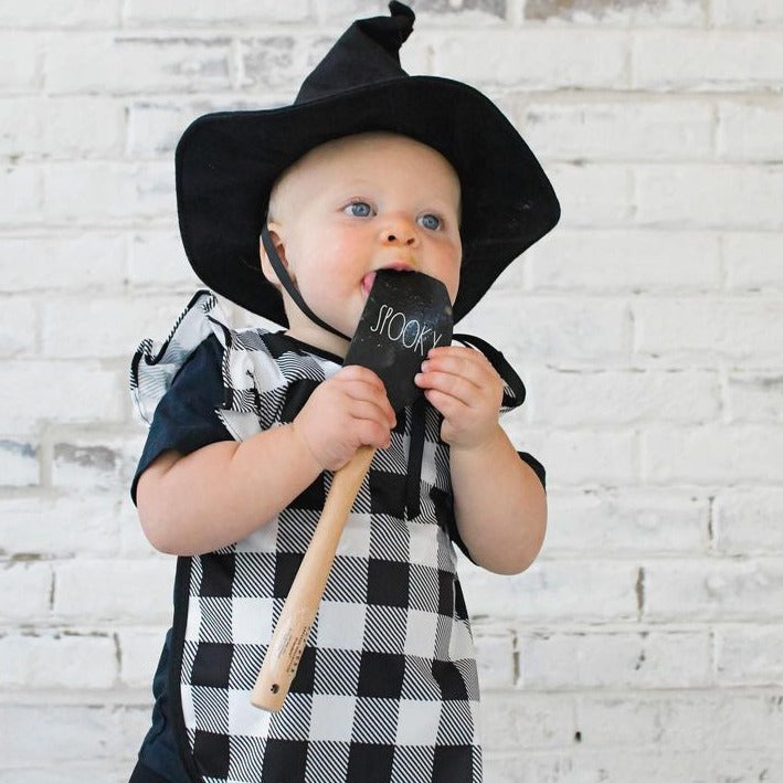 White Buffalo Plaid Flutter Bapron BapronBaby