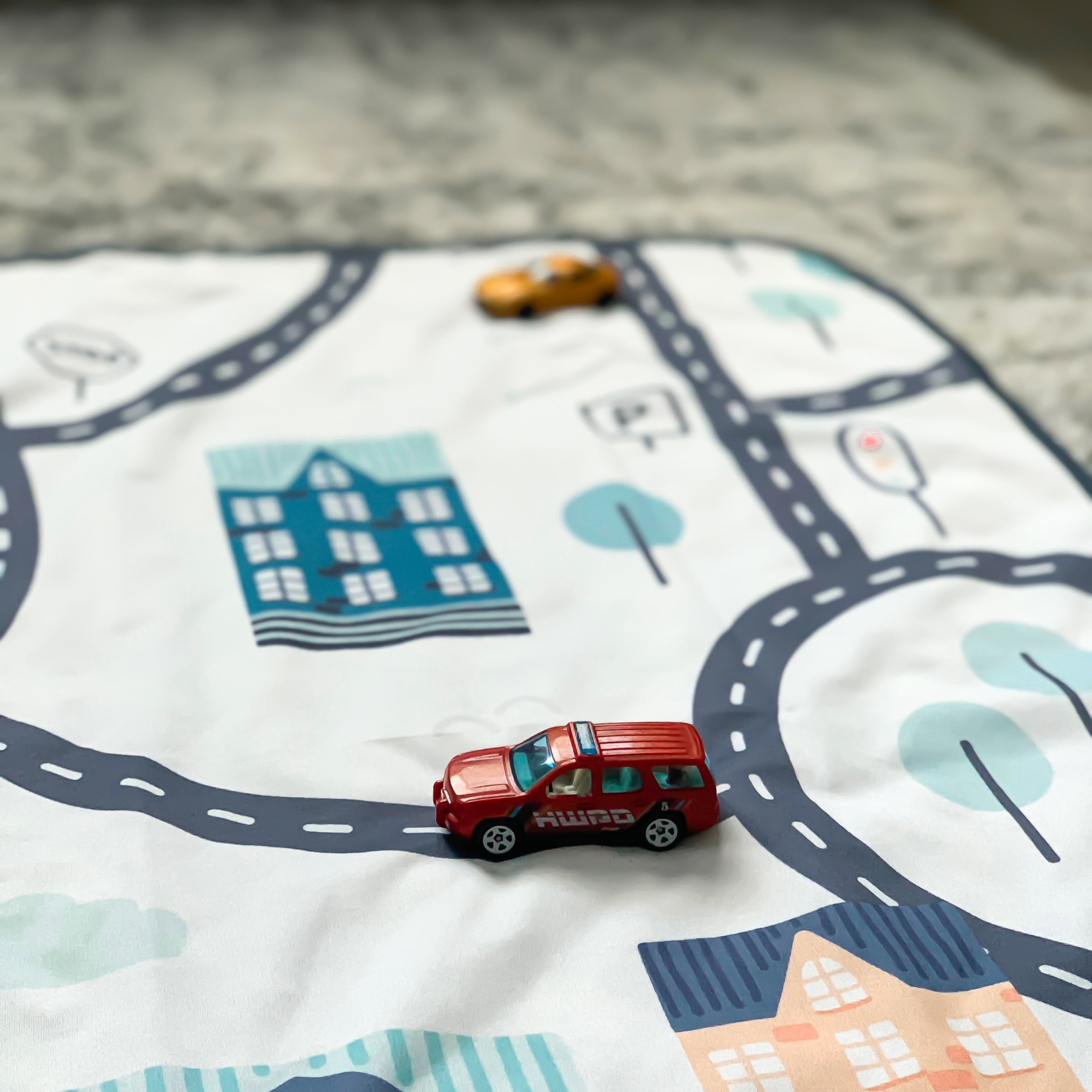 Tiny Town Splash Mat - A Waterproof Catch-All for Highchair Spills and More! BapronBaby