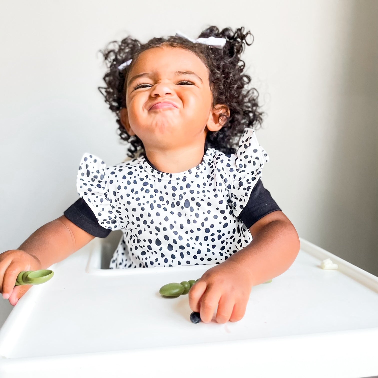 Organic Dot Flutter Bapron BapronBaby