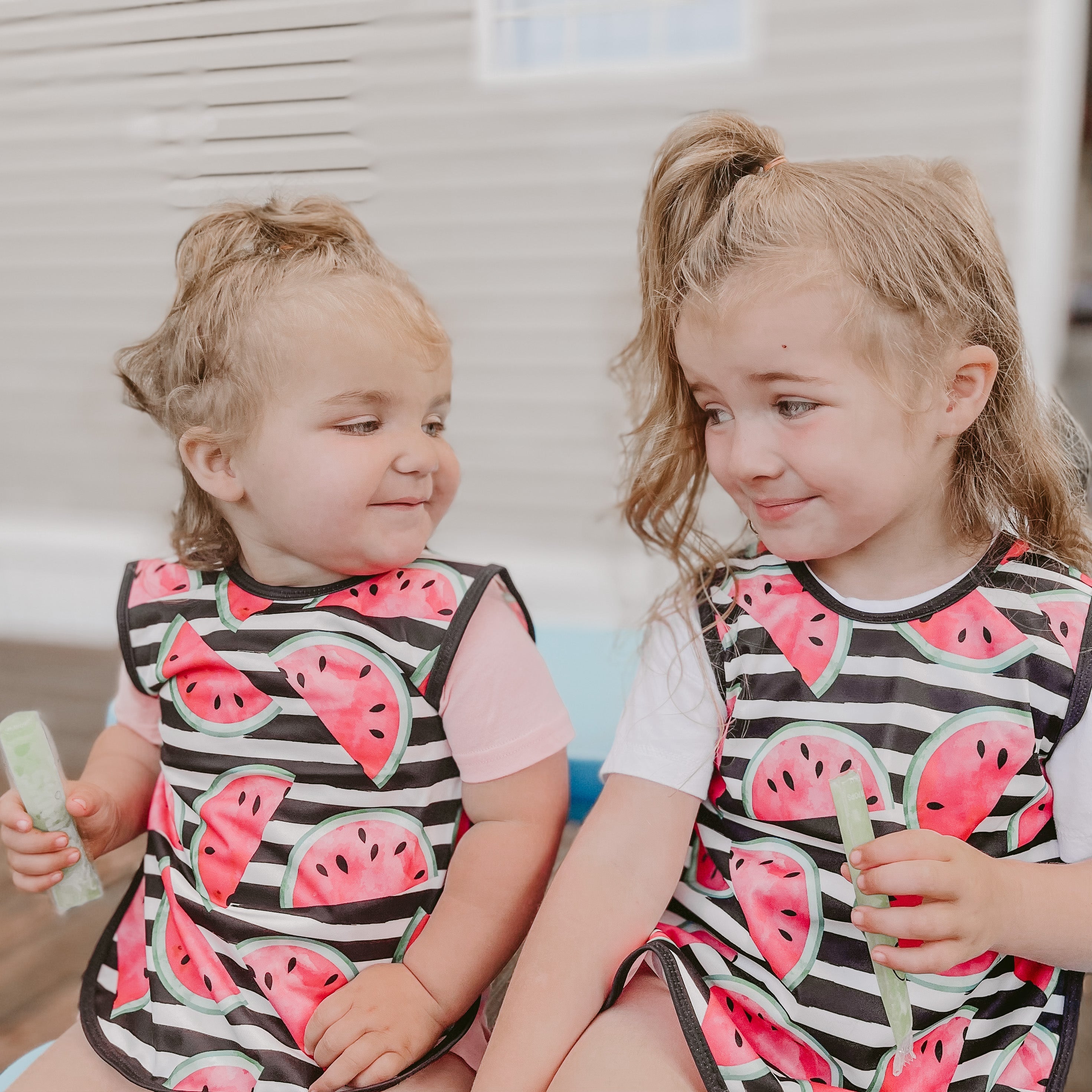 Summer Stripes - Watermelon Bapron SALE