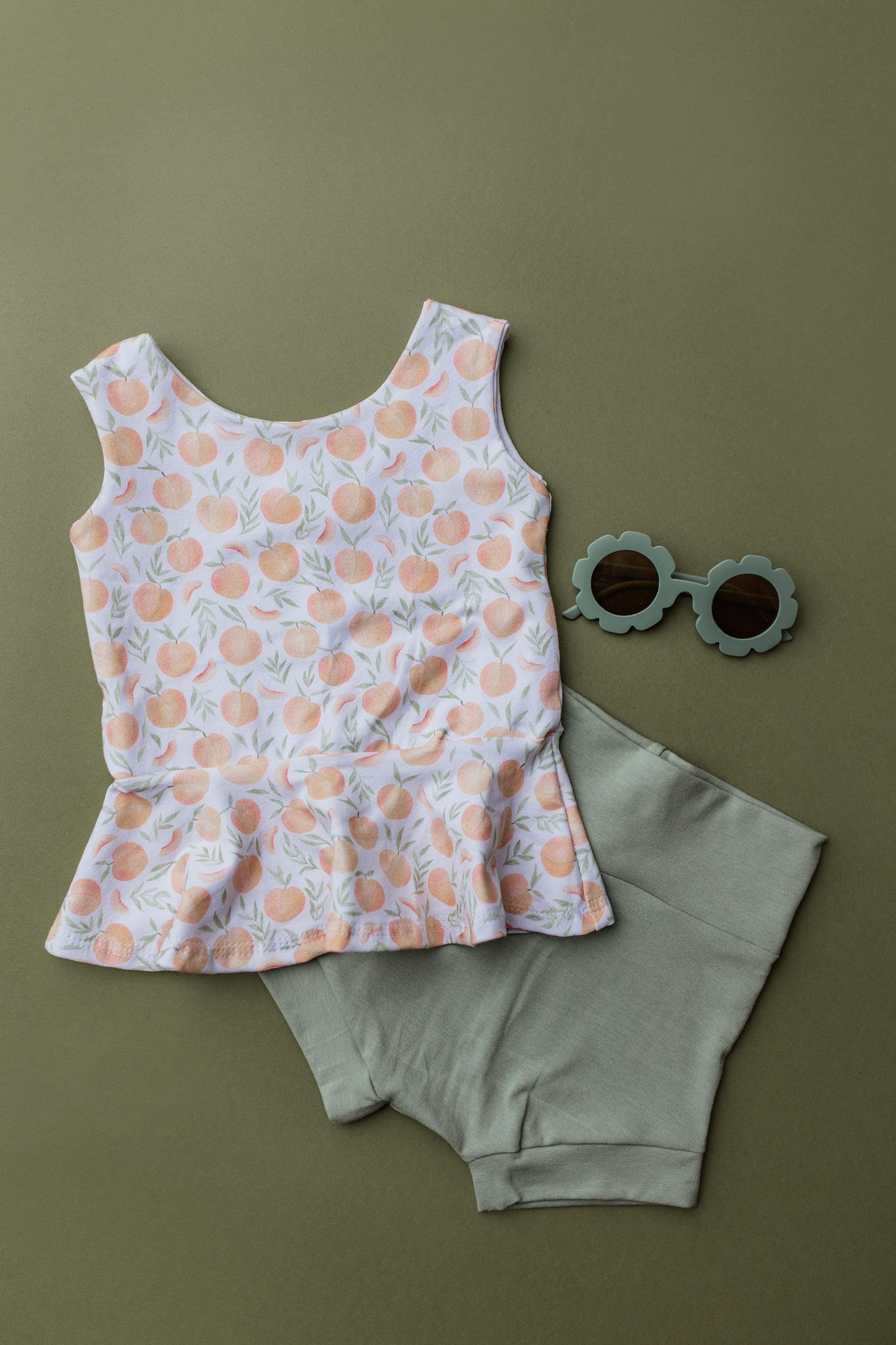 Georgia Peach Peplum Top
