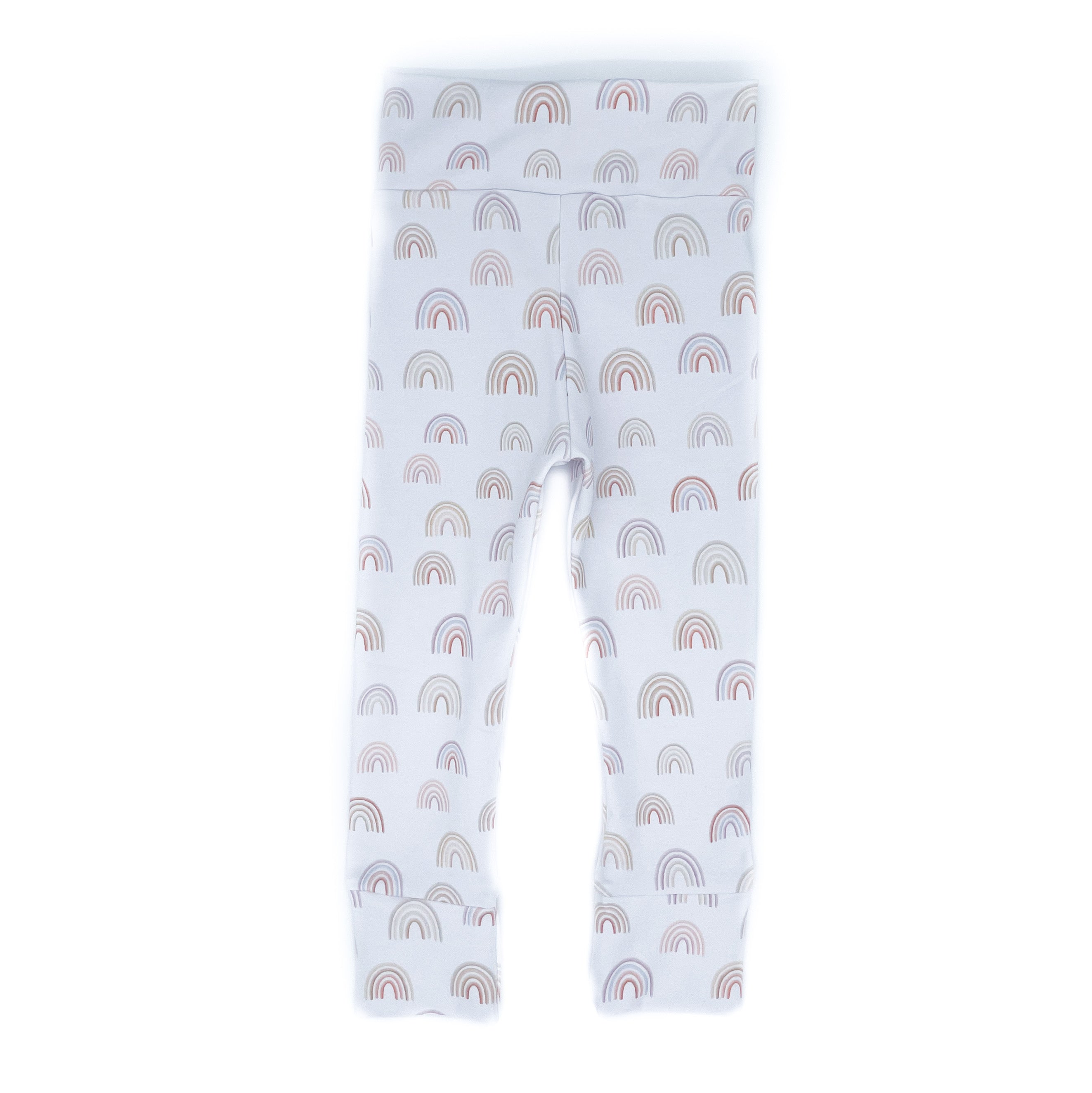 Neutral Rainbow Leggings Leggings doodle & jack