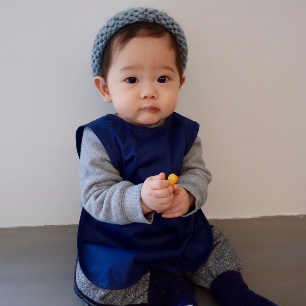 Solid Navy Minimalist Bapron BapronBaby