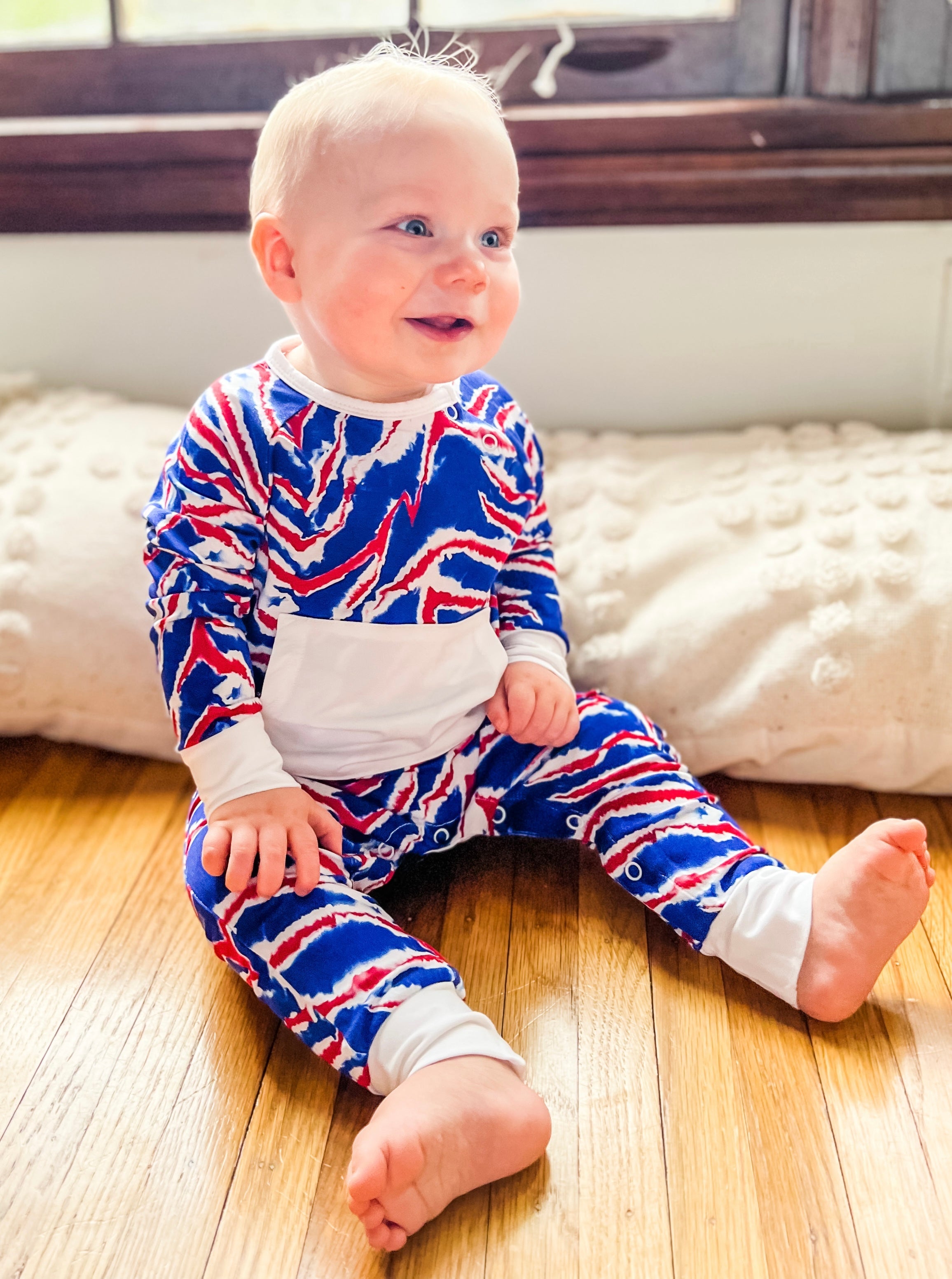 Bamboo Buffalove Romper doodle & jack