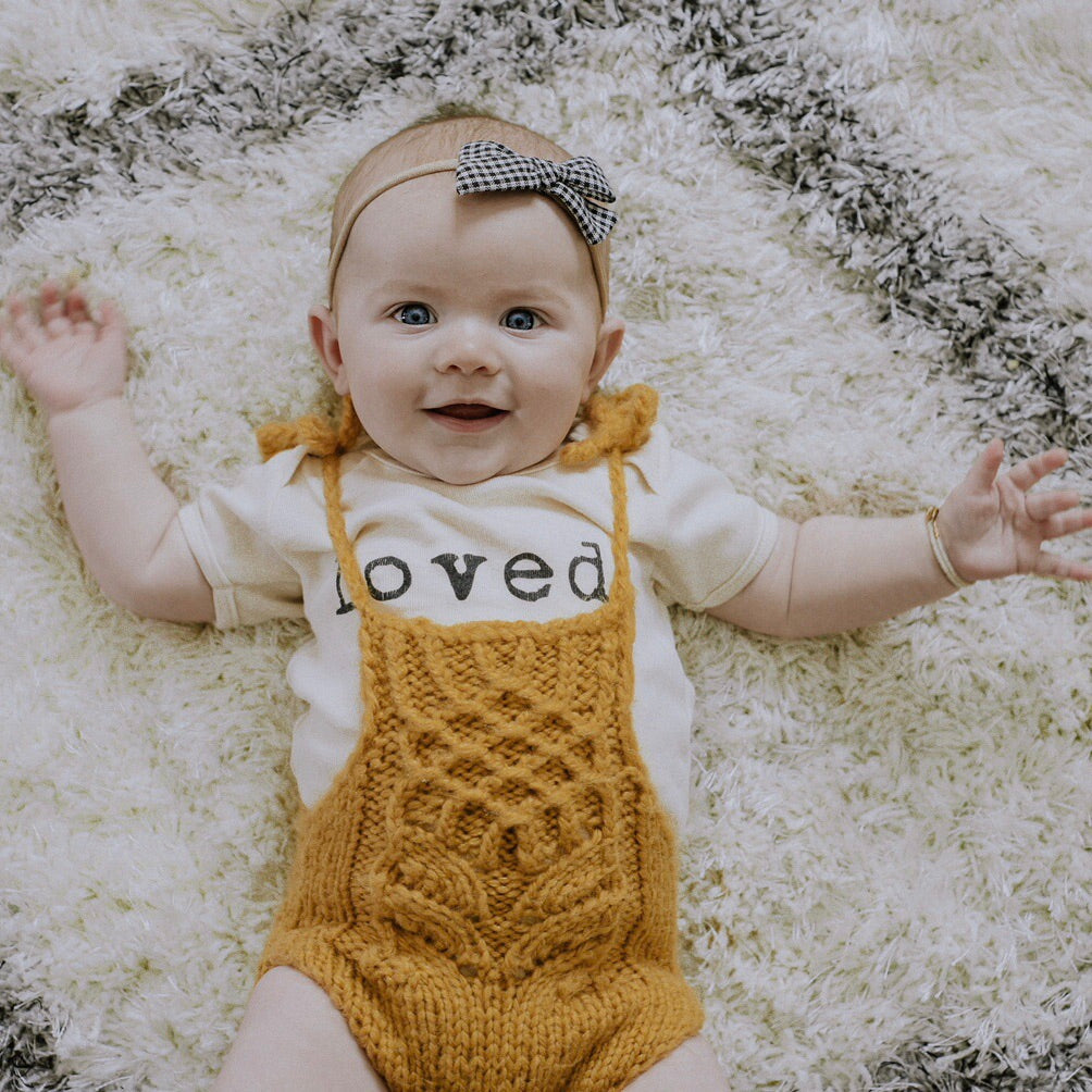 Short Sleeve Bodysuit | Loved. | Organic Cotton
