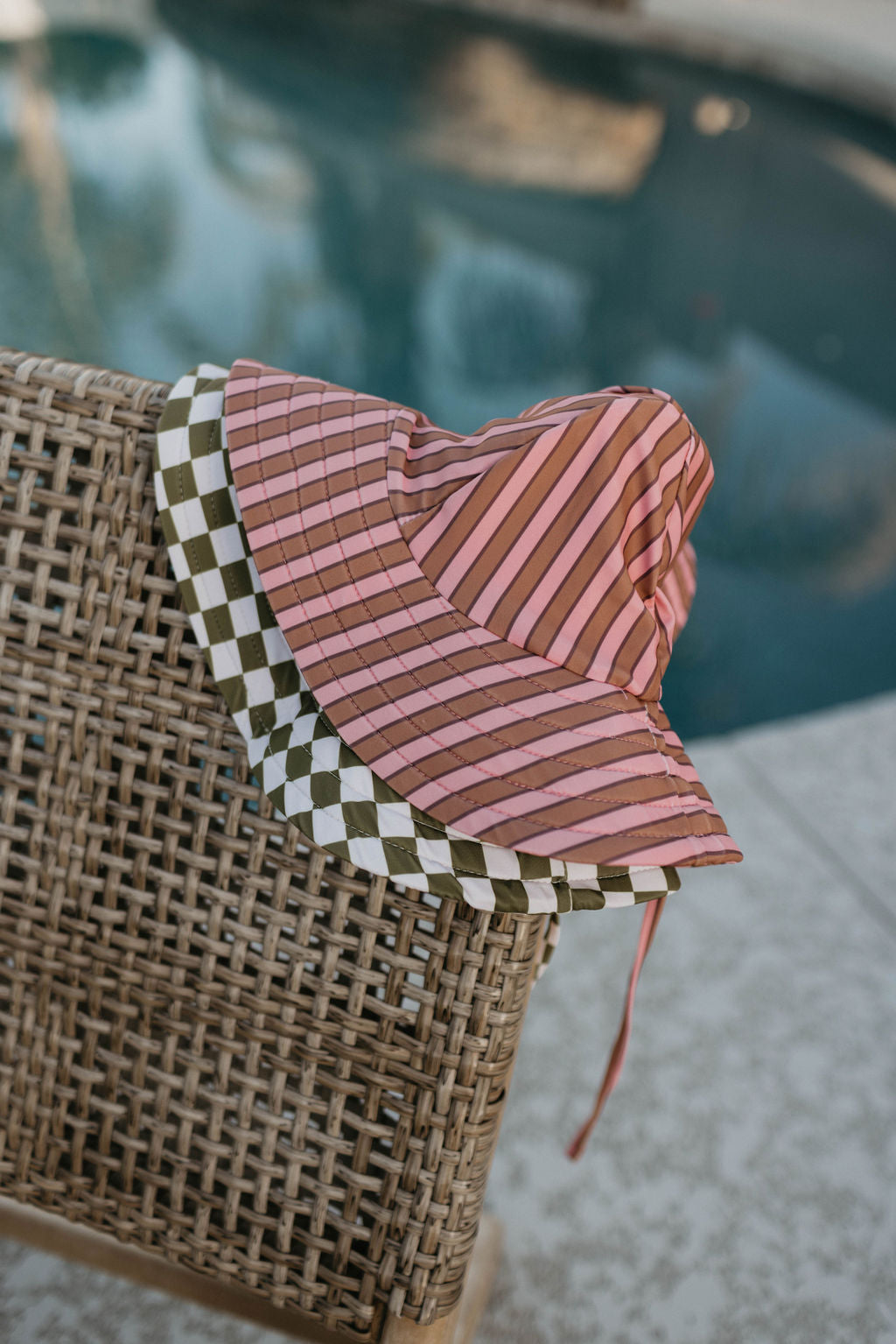 Sunhat | Wave Chaser Olive Checker