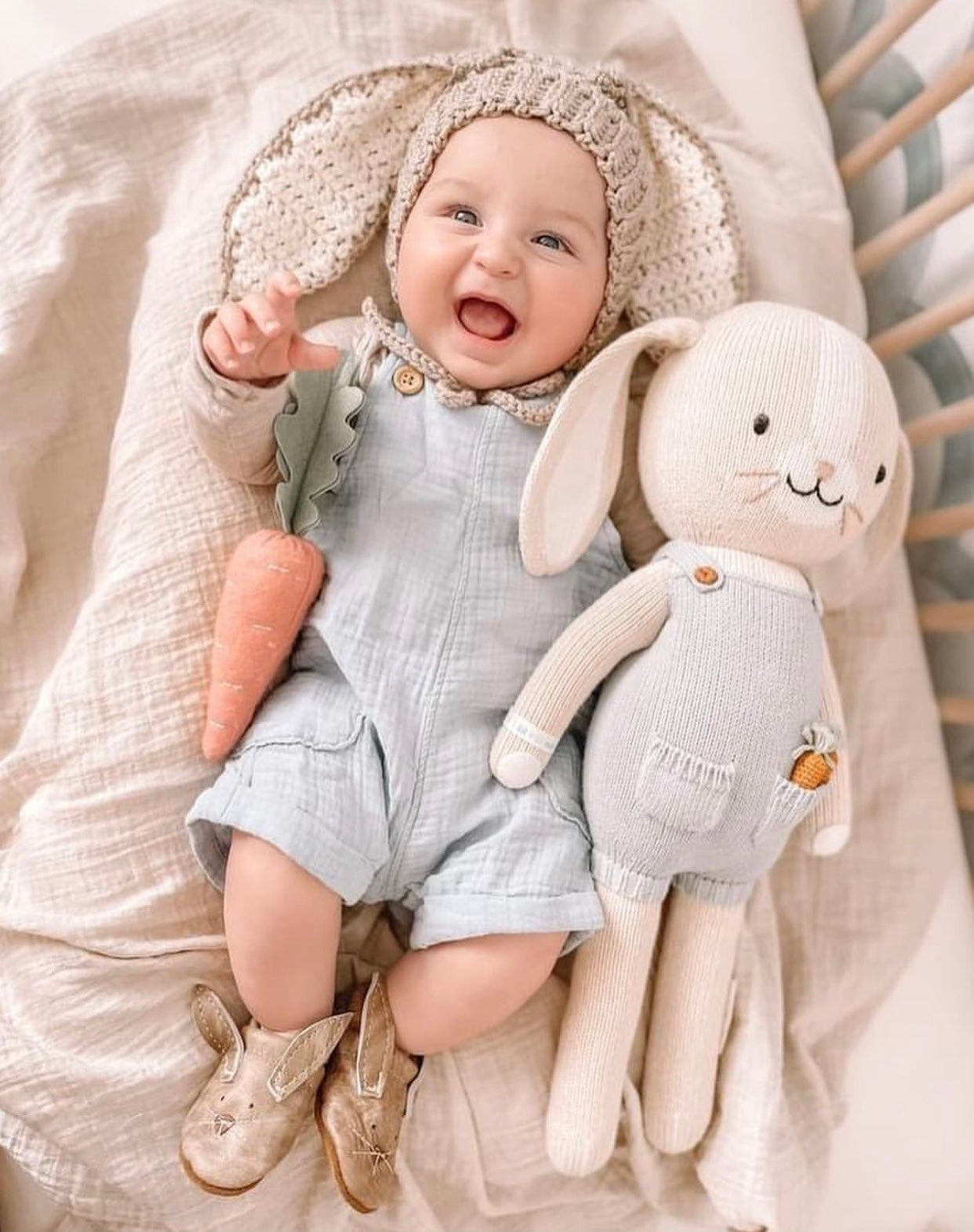 Bunnies // Cute Critters Leather Shoes Baby and Toddler Bunny