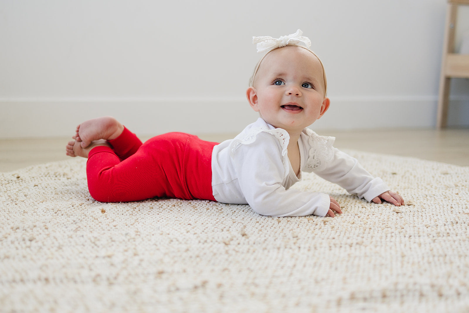 solid true red leggings Leggings doodle & jack