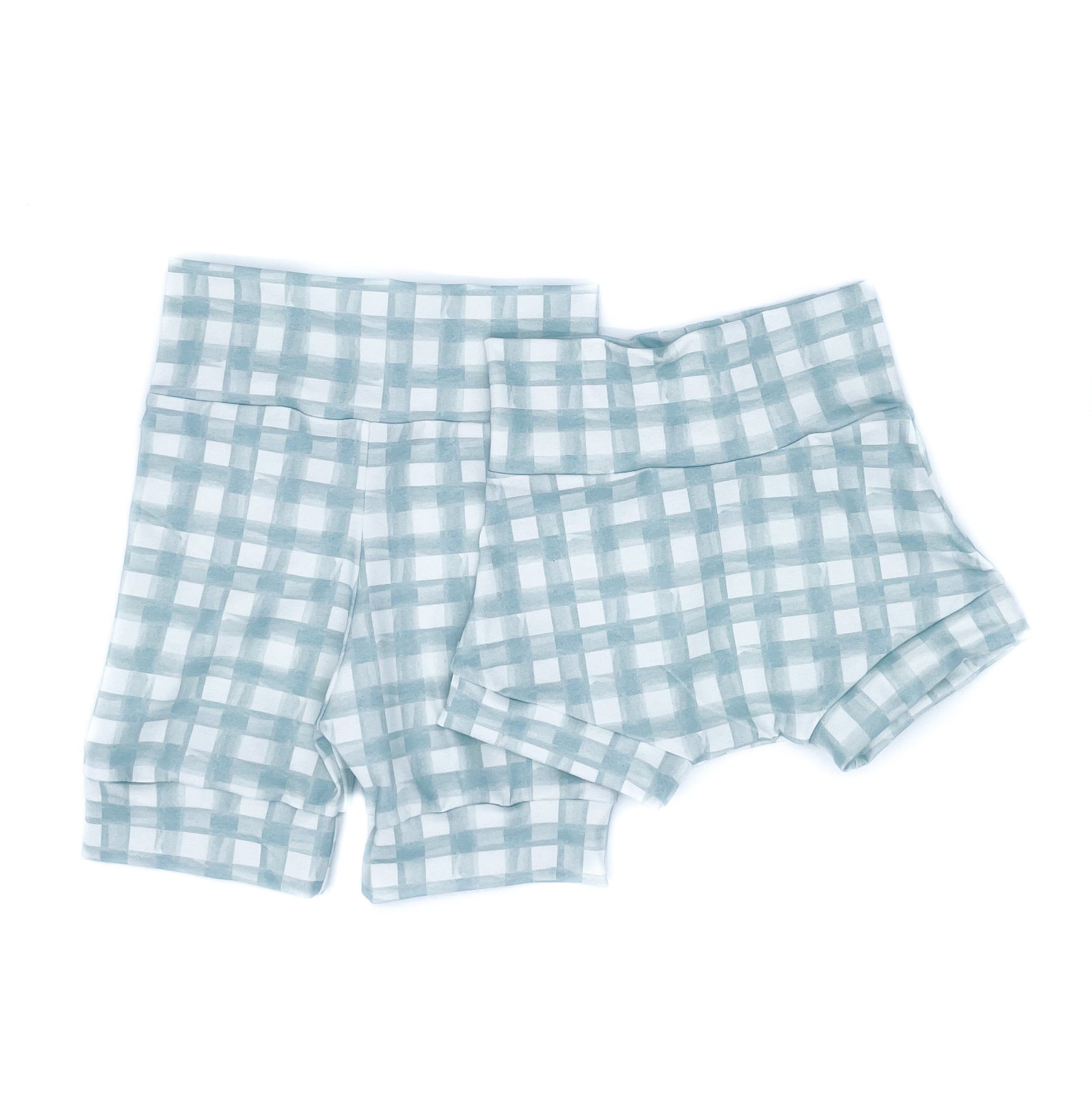 Steel Gingham Shorties (Matching) Shorties doodle & jack