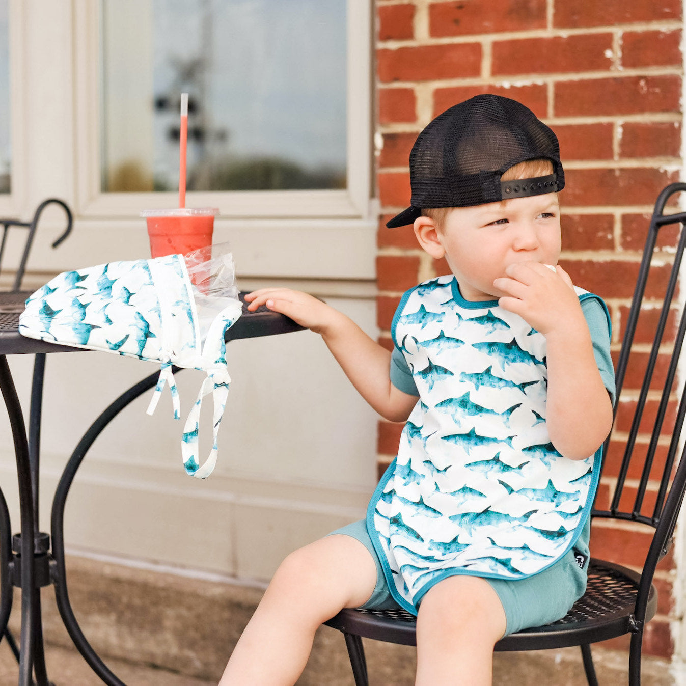 Shark Attack - Waterproof Wet Bag (For mealtime, on-the-go, and more!) BapronBaby