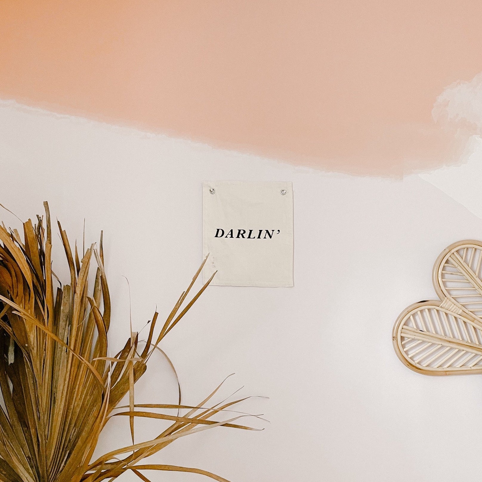 “Darlin” Canvas Wall Banner | Ranch & Southern Décor