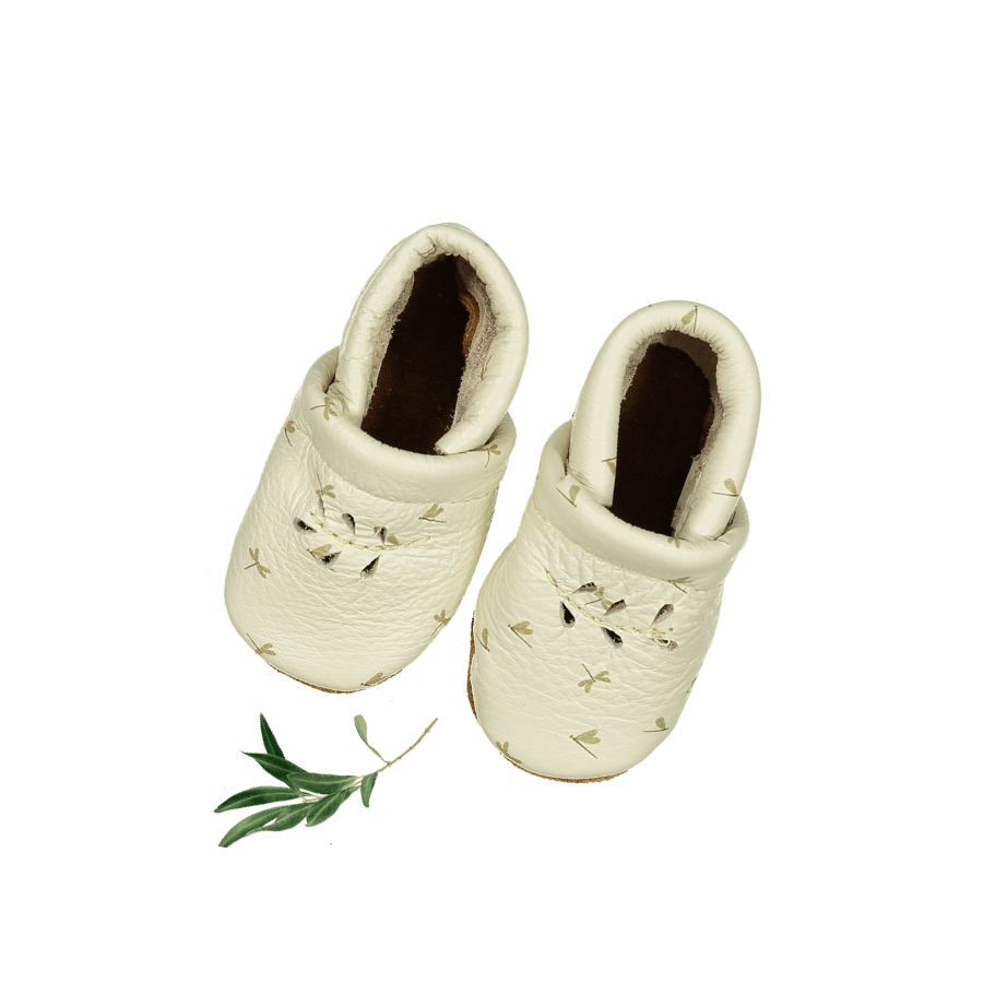 The Leather Mocc - Dragonfly Shoes Lovely Littles