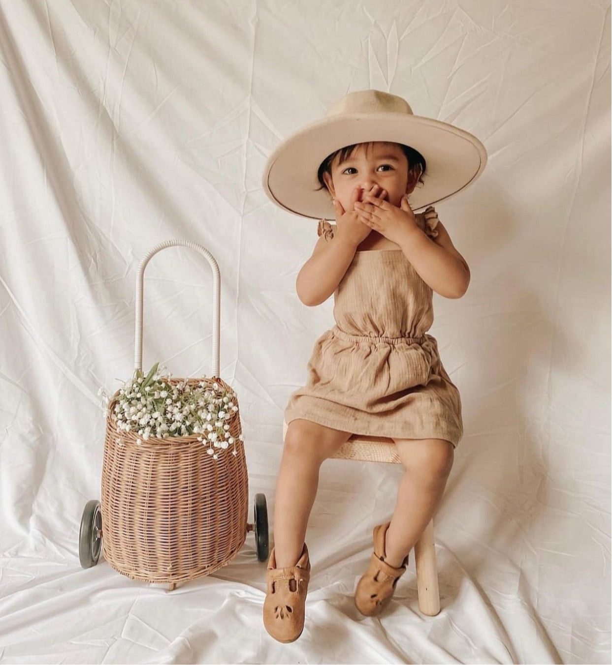 Milk LOTUS T-strap Shoes Baby and Toddler