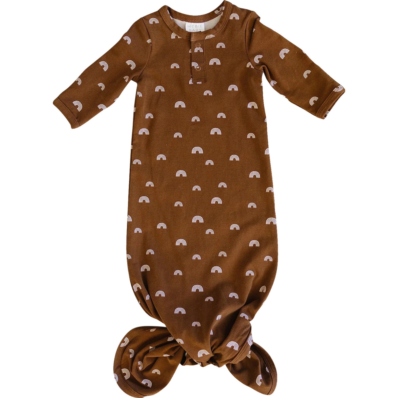 Rust Rainbow Knot Gown  Mebie Baby