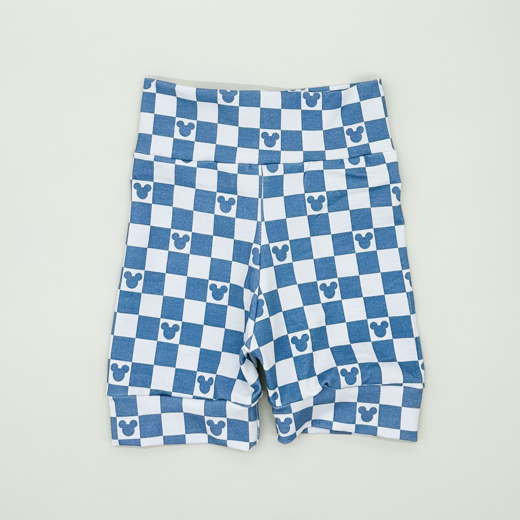 Blue Mouse Check Shorties (Matching) Shorties doodle & jack