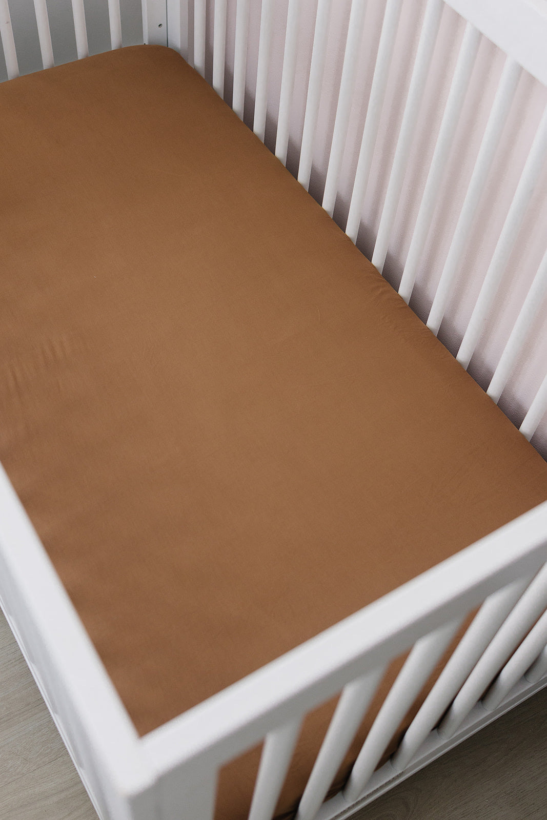 Mustard Bamboo Stretch Crib Sheet Mebie Baby