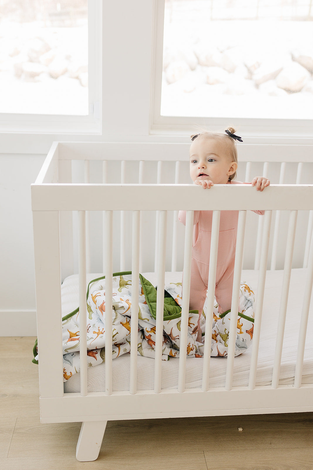 Bamboo Urban Dino Toddler Blanket Toddler Blanket doodle & jack