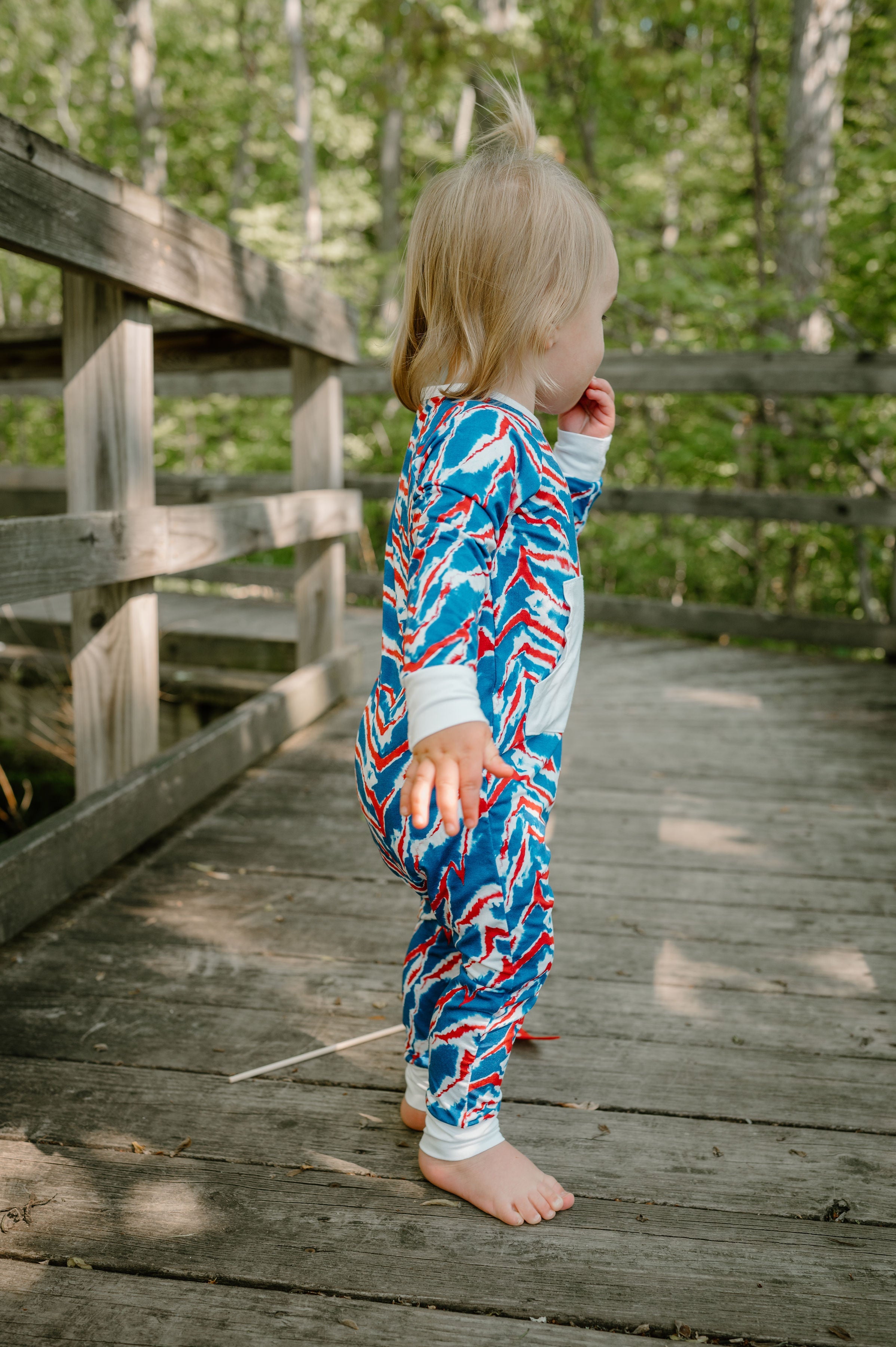 Bamboo Buffalove Romper doodle & jack