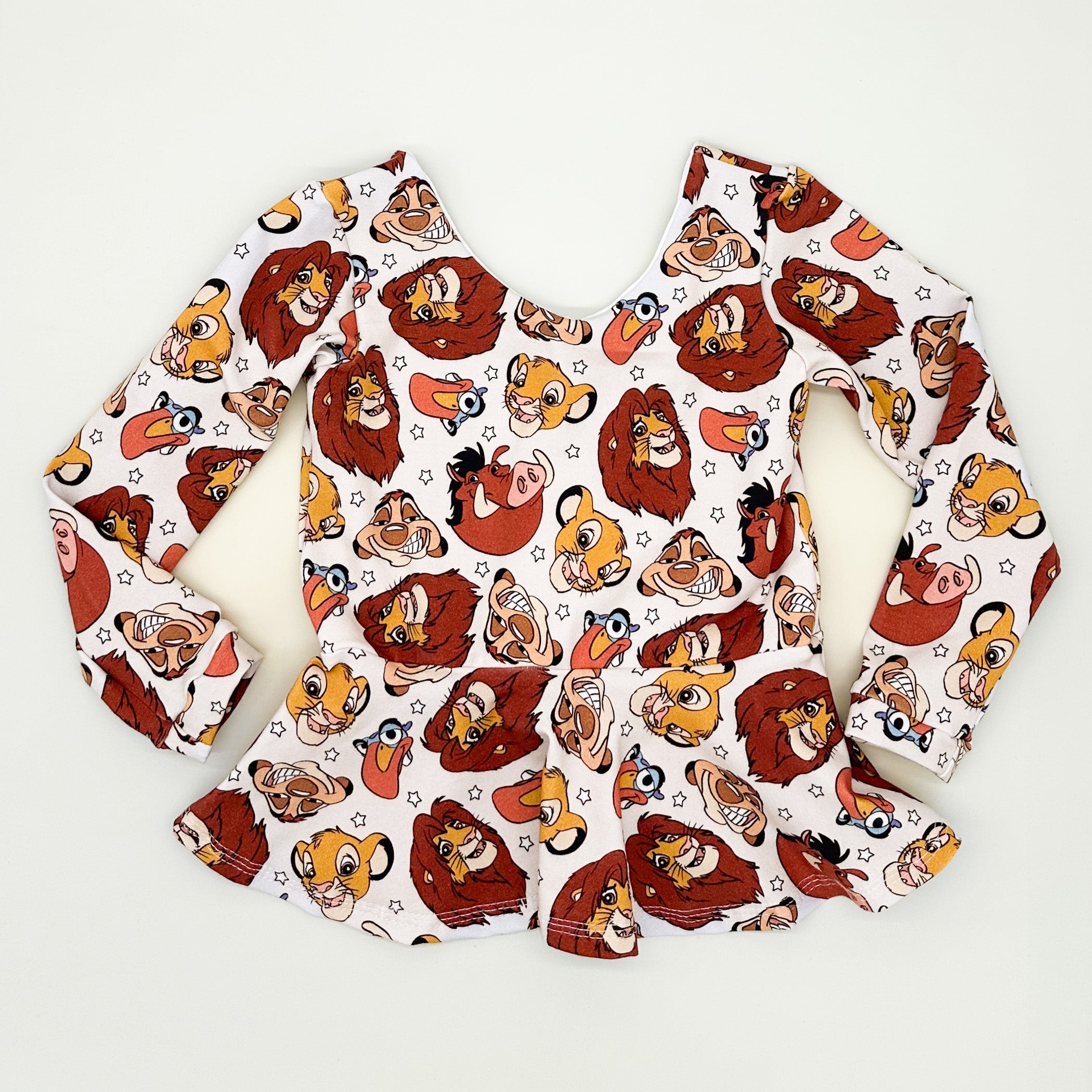 Lion King Peplum Top Tops doodle & jack