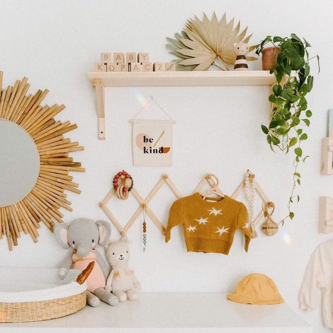 “Be Kind” Canvas Hang Sign | Handmade Wall Hanging | Inspirational Home Décor