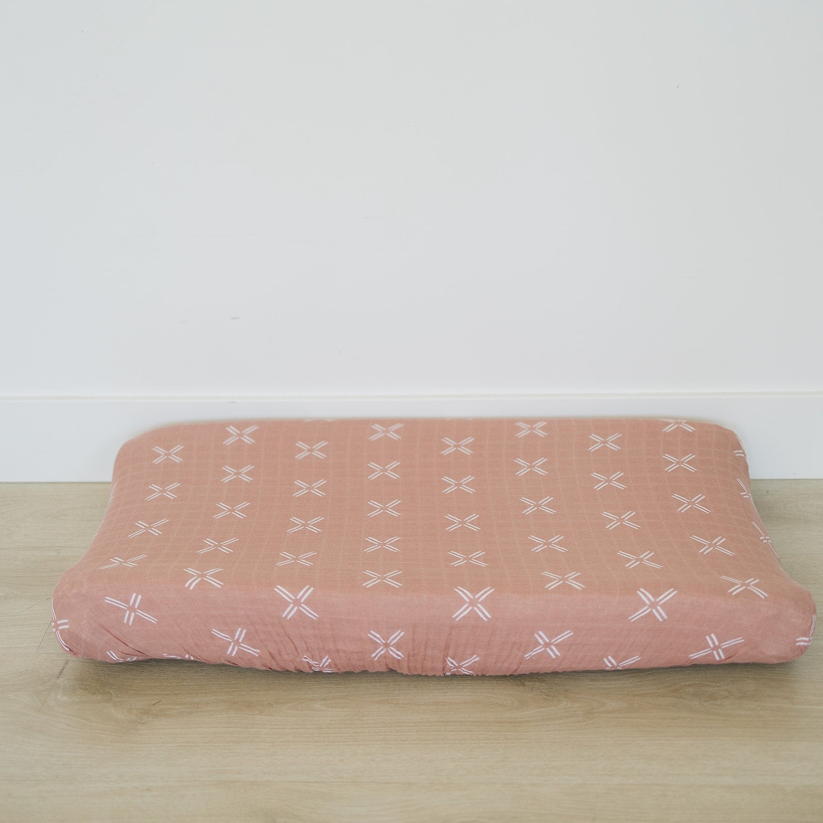 Just Peachy Muslin Changing Pad Cover Mebie Baby