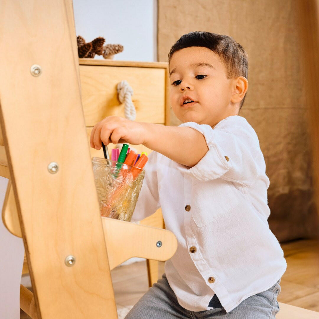Indoor Playground for Toddlers - 7in1 Playground + Swings Set + Slide Board + Art Set 7in1 Playsets Goodevas