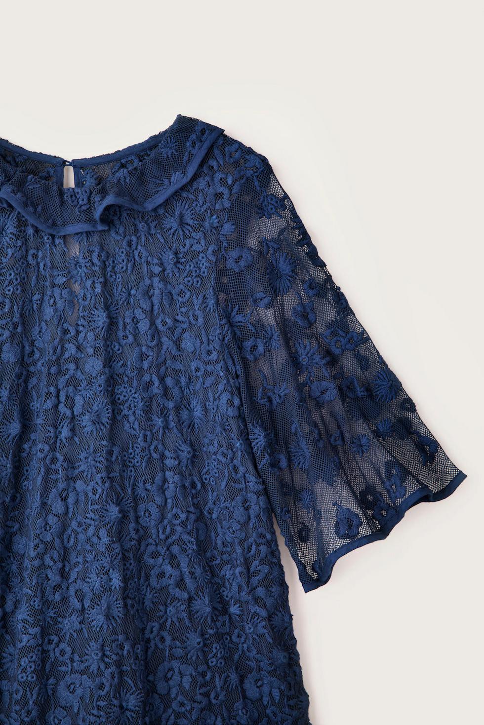 Heather Top - Midnight Navy