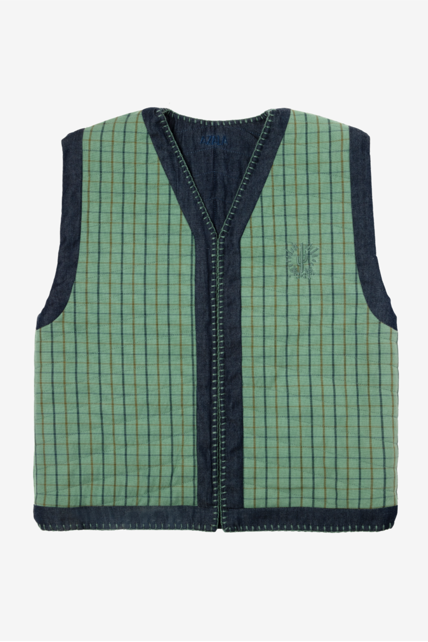 Children's Vest - Celadon Green