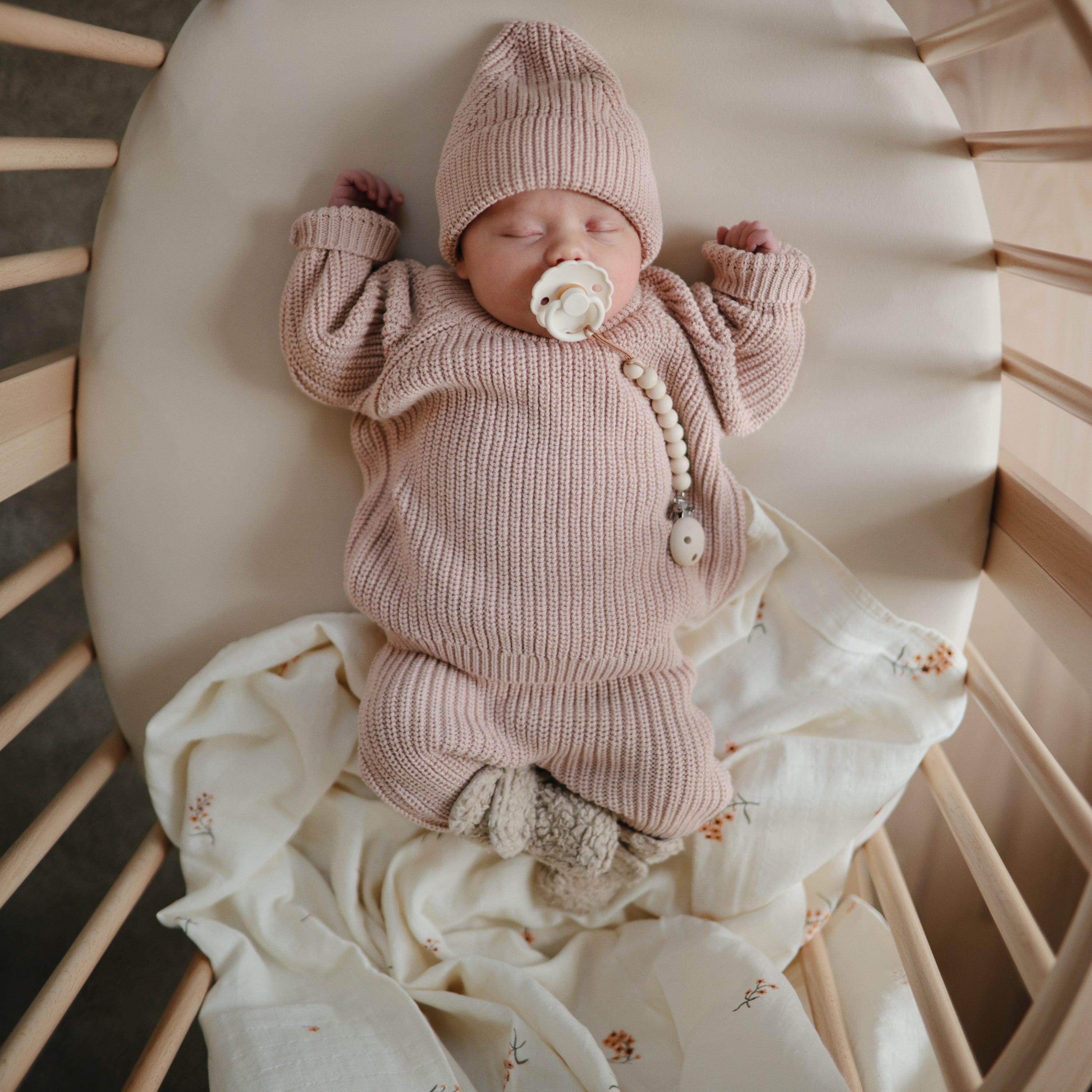 Organic Cotton Muslin Swaddle Blanket Swaddle Mushie