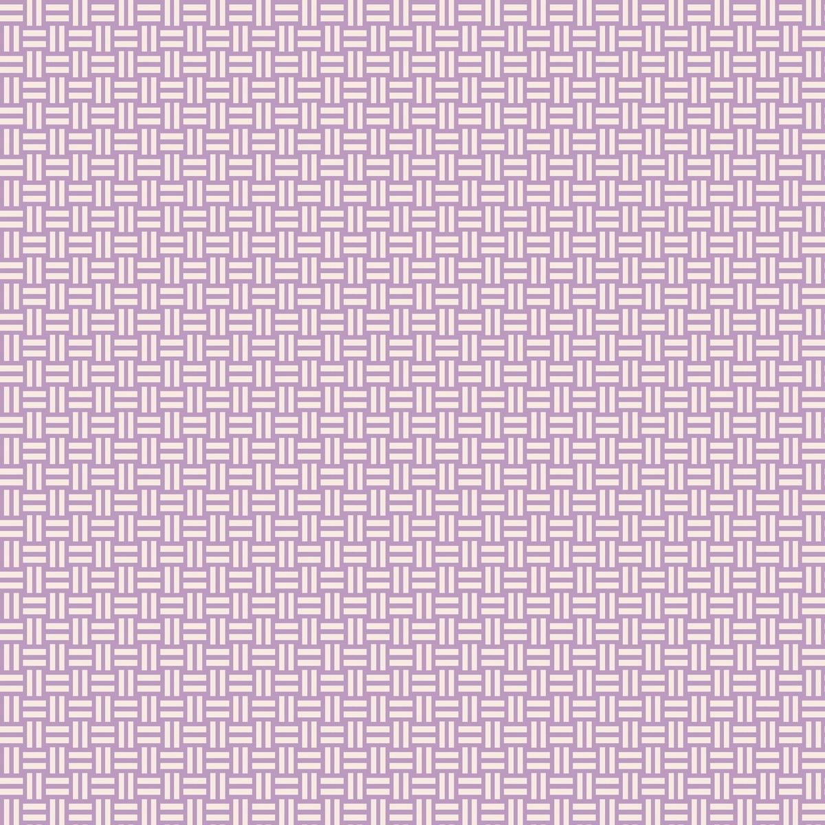 Ruffle Romper - Purple Basketweave