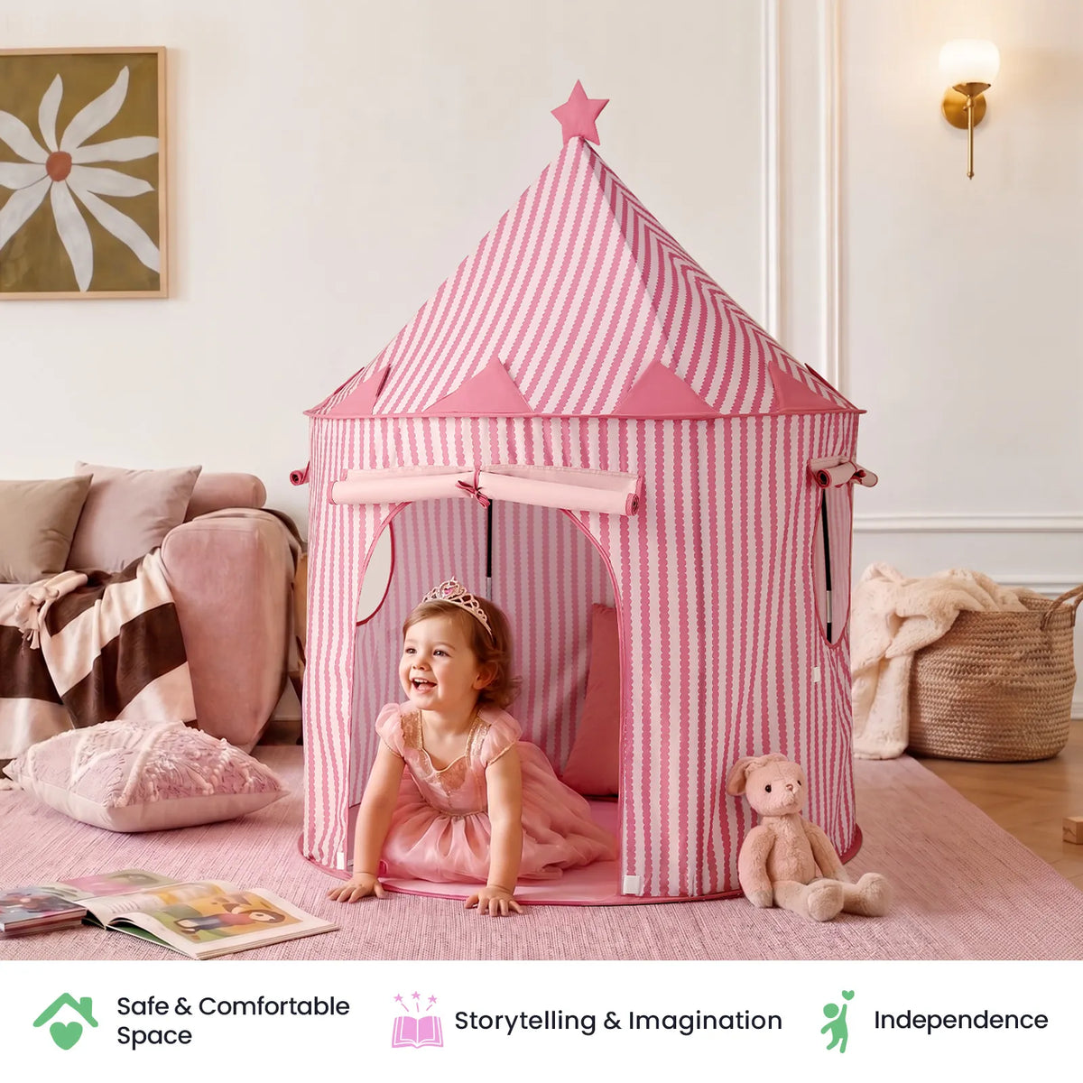 Tiny Land® Kids Tent – Indoor Tent for Toddlers
