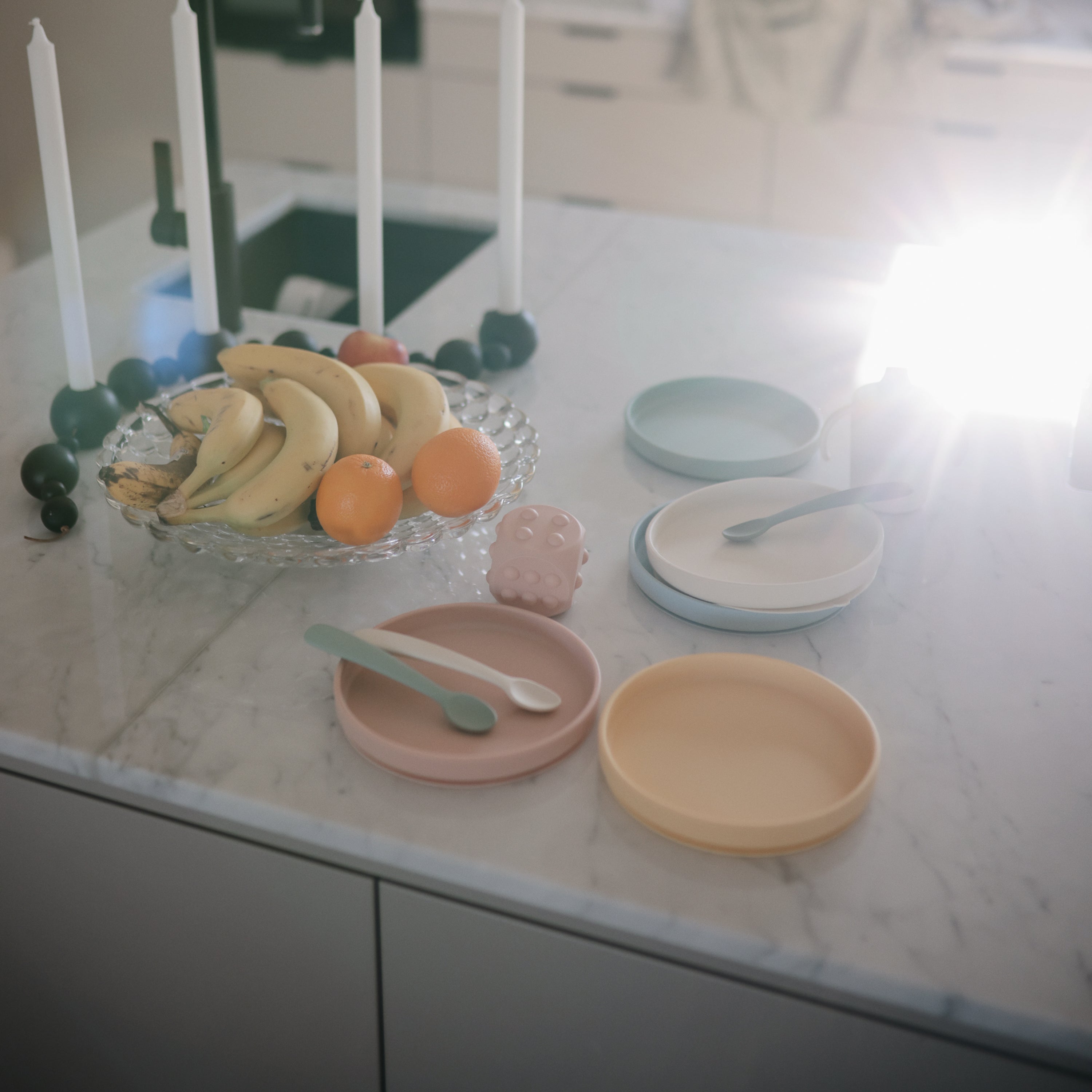 Classic Silicone Suction Plate silicone tableware Mushie