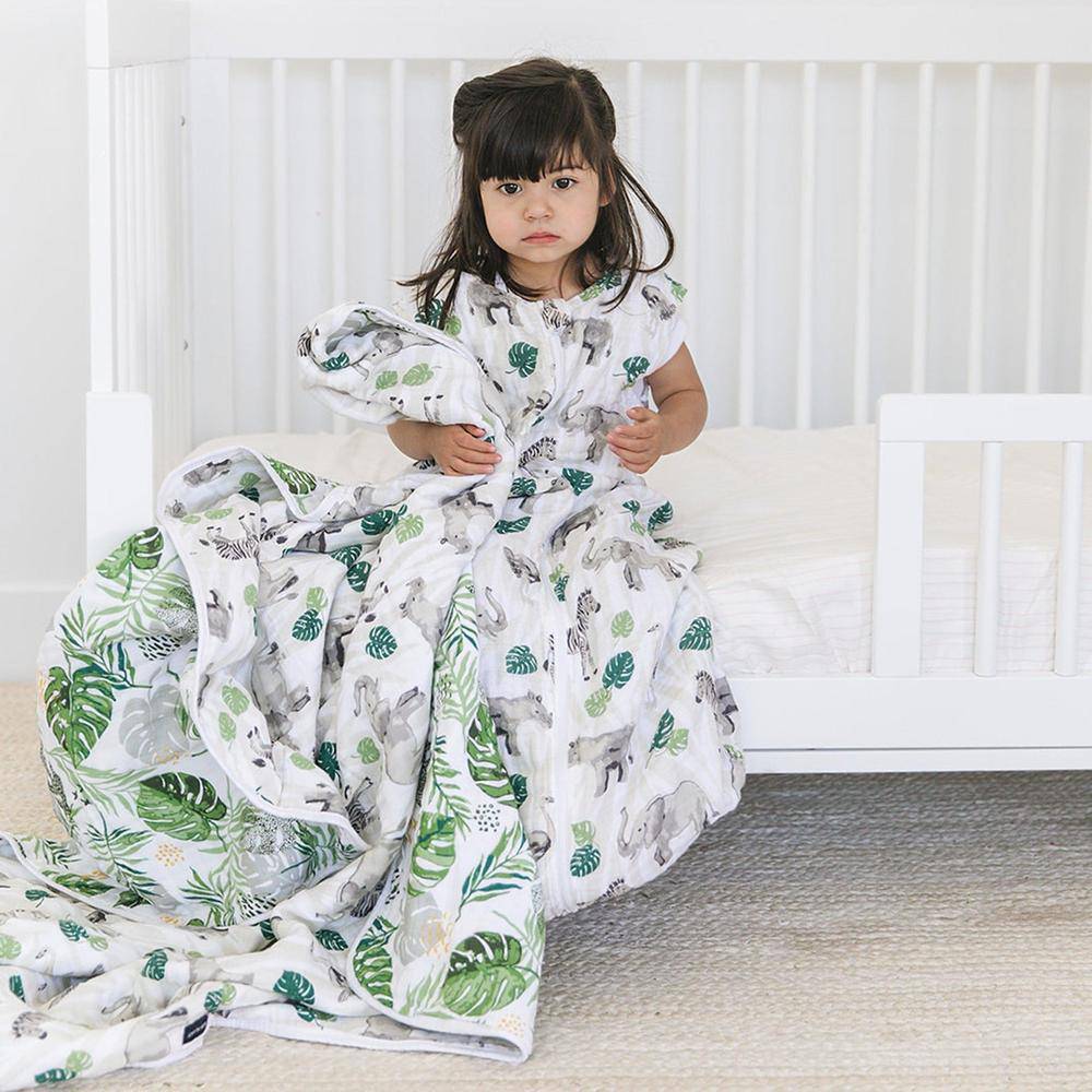 Jungle Classic Muslin Bedtime Sleeper Bedtime Sleeper Bebe au Lait